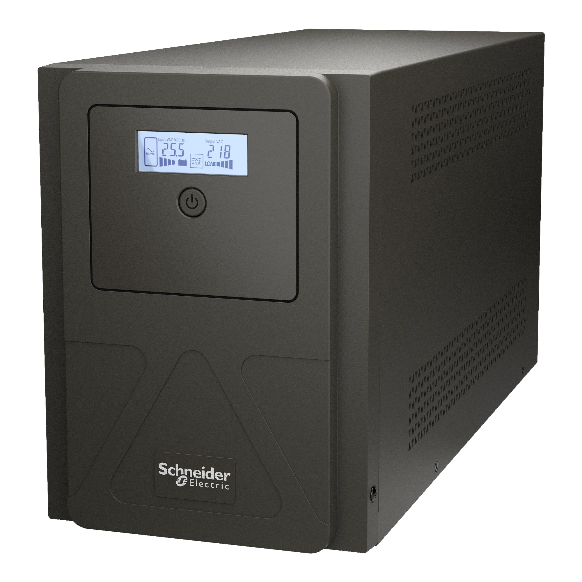 Schneider Electric SMVS1000CAI Easy UPS 1 Ph Line-Interactive, 1000VA, Tower, 230V, 6x IEC C13 Ausgänge, AVR, Potentialfreier Kontakt, LCD, ohne Netzwerk-Managementkarte (img_001) Schneider Electric SMVS1000CAI Easy UPS 1 Ph Line-Interactive, 1000VA, Tower, 230V, 6x IEC C13 Ausgänge, AVR, Potentialfreier Kontakt, LCD, ohne Netzwerk-Managementkarte (img_001)