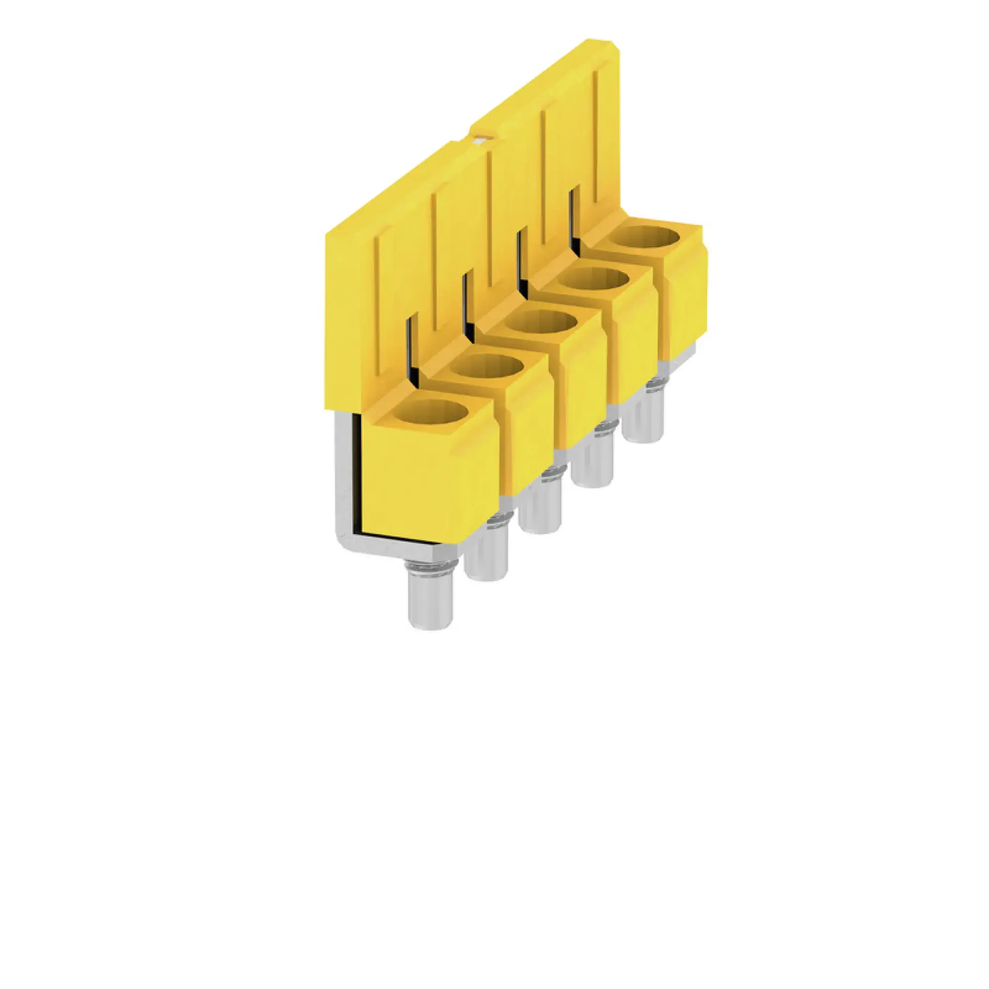 Weidmüller 1062660000 Cross-connector (terminal), when screwed in, yellow, 57 A, Number of poles: 5, Pitch in mm: 8.00, Insulated: Yes, Width: 7.6 mm (img_001) Weidmüller 1062660000 Cross-connector (terminal), when screwed in, yellow, 57 A, Number of poles: 5, Pitch in mm: 8.00, Insulated: Yes, Width: 7.6 mm (img_001)