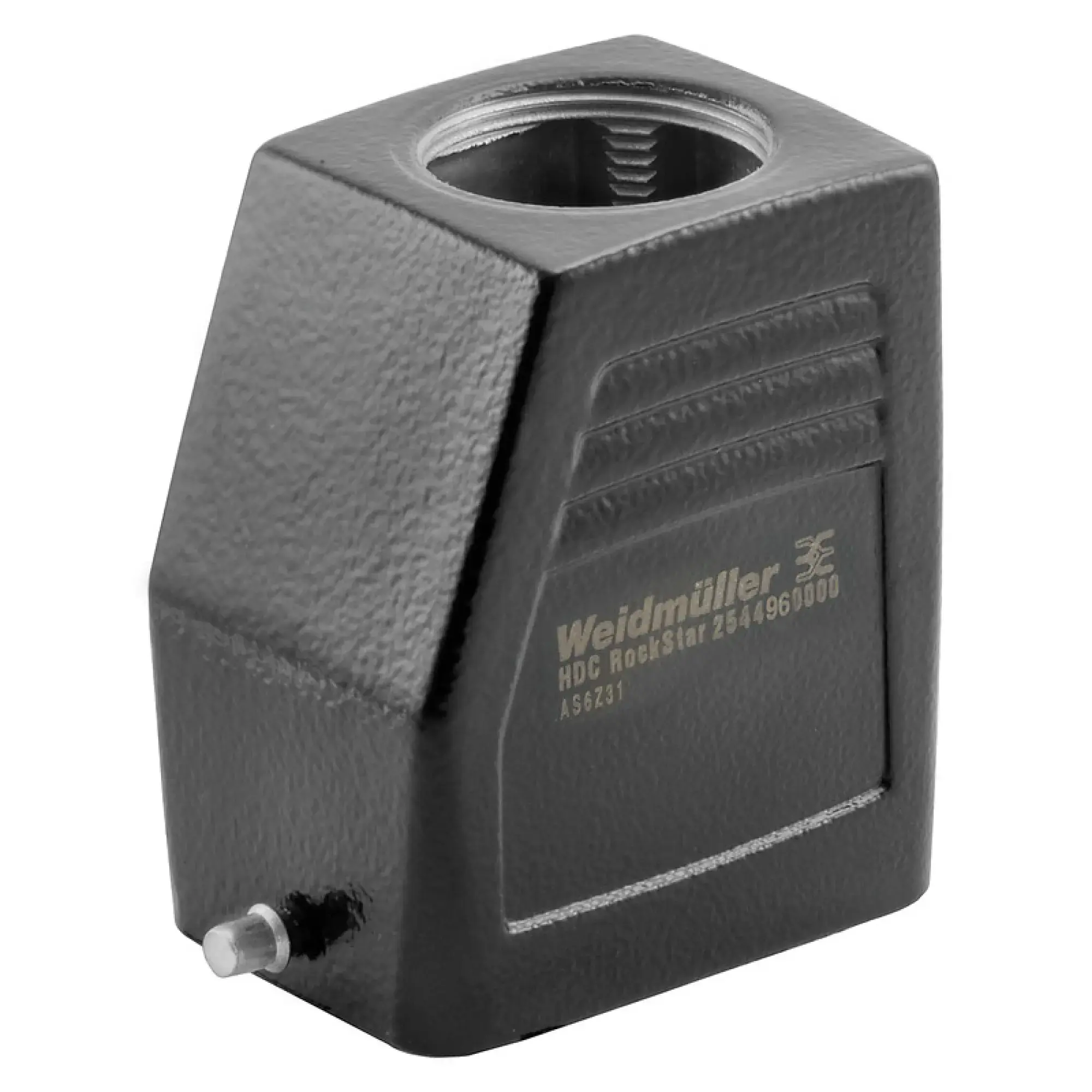 Weidmüller 2544000000 Housing (industry plug-in connectors), Cable entry from top, Plug housing, End-locking clamp, lower side, Size: 4, IP65 (in plugged condition) (img_001) Weidmüller 2544000000 Housing (industry plug-in connectors), Cable entry from top, Plug housing, End-locking clamp, lower side, Size: 4, IP65 (in plugged condition) (img_001)