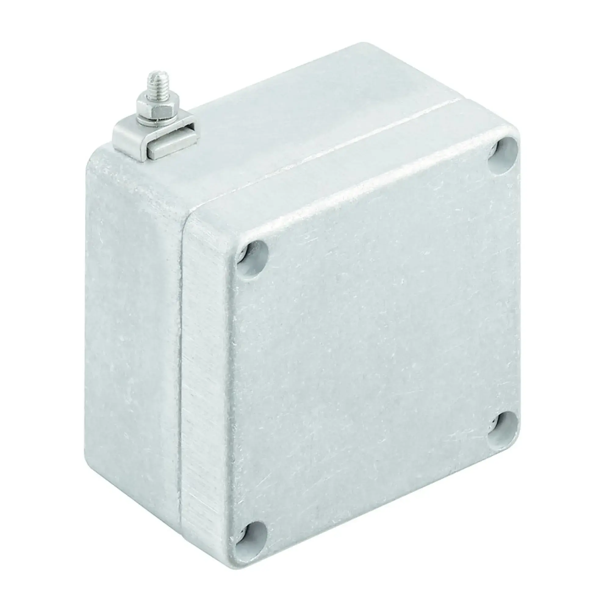 Weidmüller 9526840000 Ex metal housing, 70 x 70 x 45 mm, untreated, Flange plate: No, M4 torx stainless steel screws with slot (img_001) Weidmüller 9526840000 Ex metal housing, 70 x 70 x 45 mm, untreated, Flange plate: No, M4 torx stainless steel screws with slot (img_001)