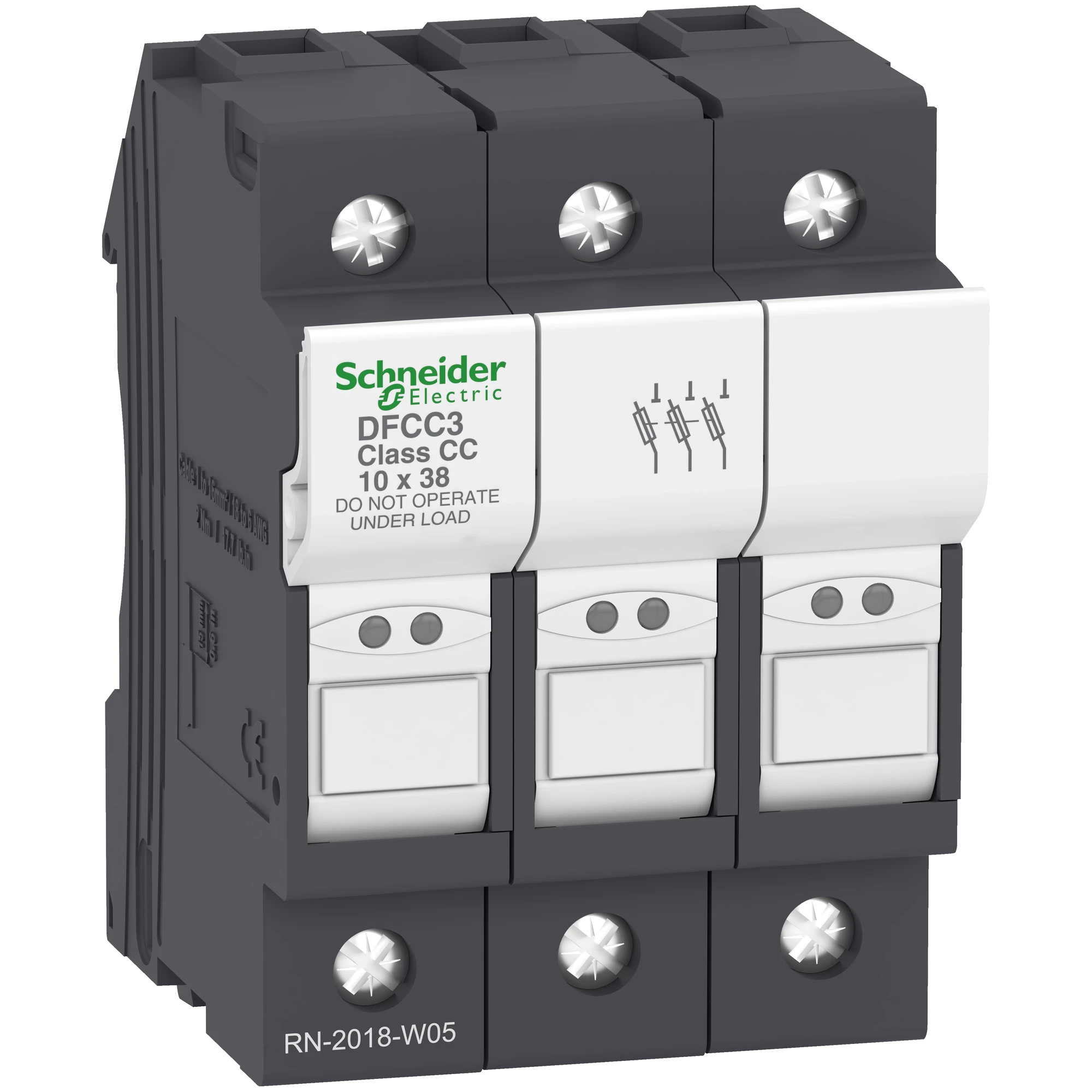 Schneider Electric DFCC3 Fuse Holder TeSys 3p 30A, Class CC (img_001) Schneider Electric DFCC3 Fuse Holder TeSys 3p 30A, Class CC (img_001)