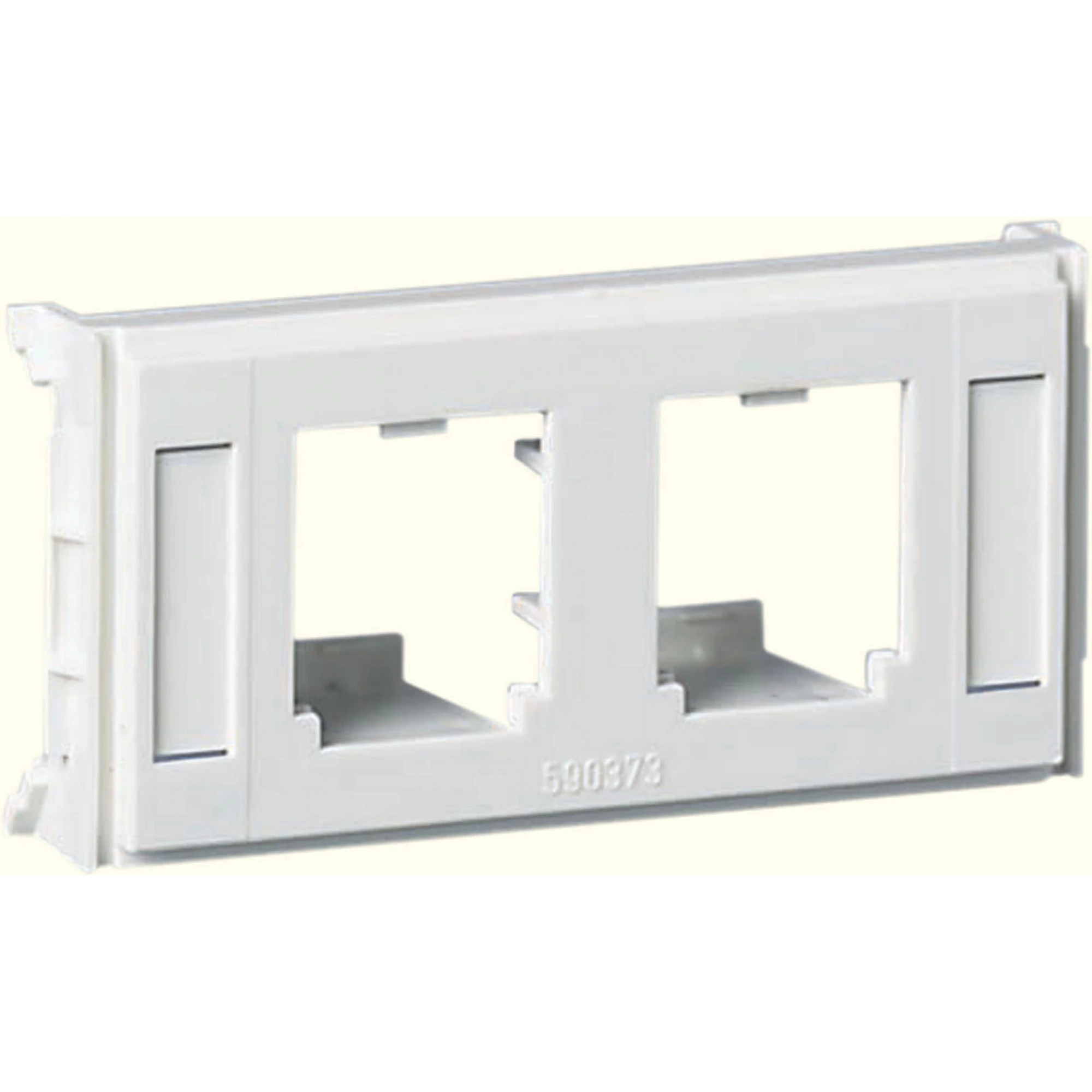 Schneider Electric 5971884 Mounting plate with label field Panduit 2XMini/opto-JACK white RAL9010 Type:CYB-DP (img_001) Schneider Electric 5971884 Mounting plate with label field Panduit 2XMini/opto-JACK white RAL9010 Type:CYB-DP (img_001)