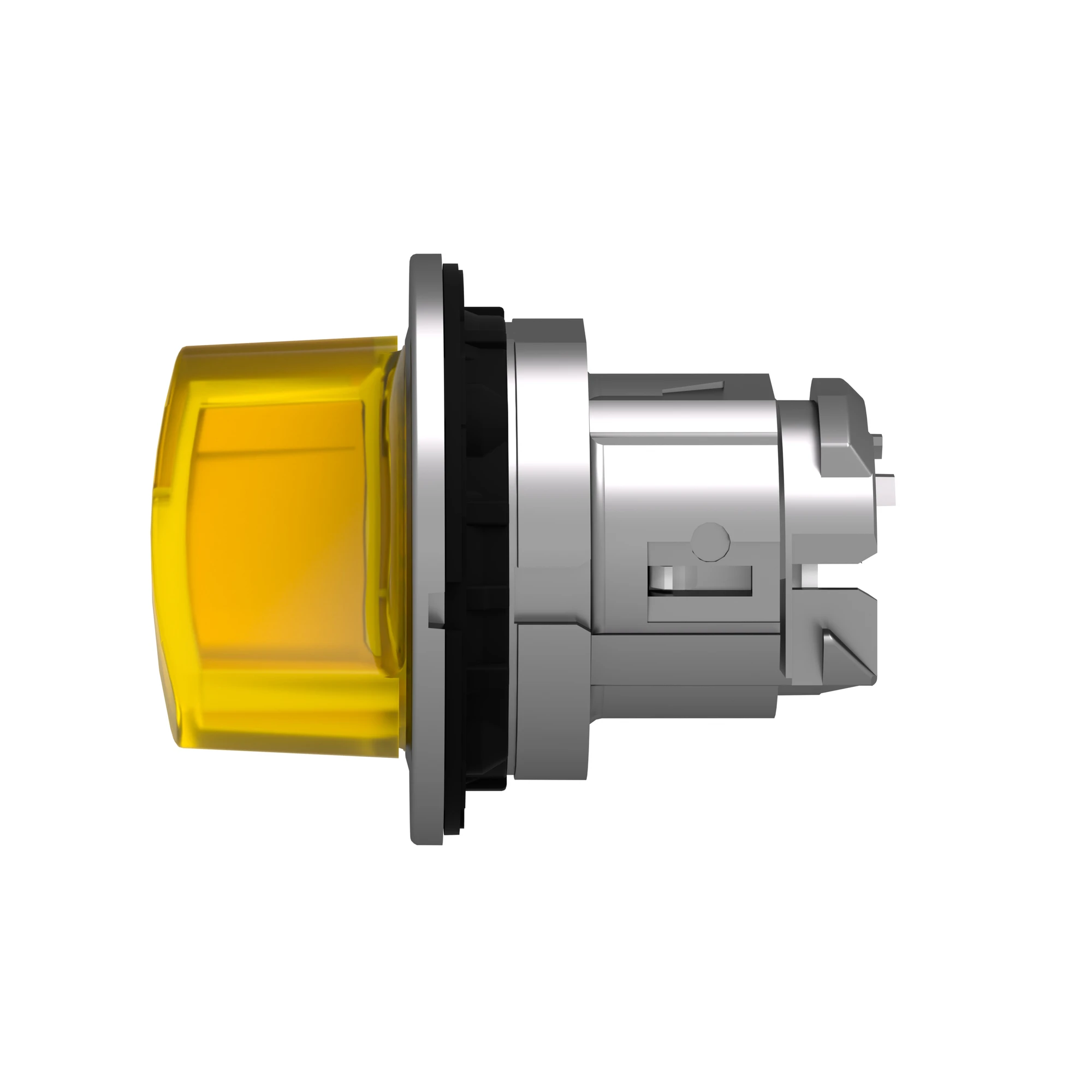 Schneider Electric ZB4FK1483 Illuminated selector switch, front element, Harmony XB4F, metal, 30mm, yellow, for universal LED, 2 positions, momentary (img_007)