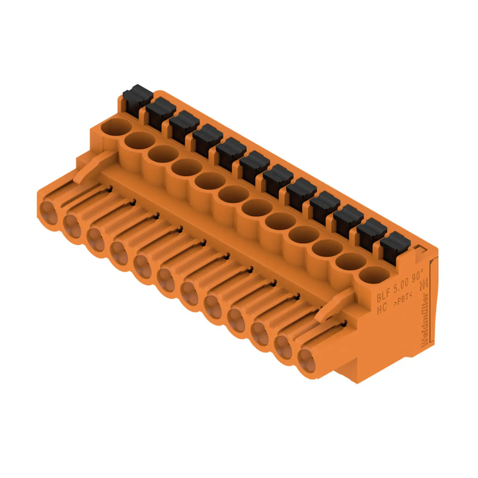 Weidmüller 1980270000 PCB connector (wire connection), 320 V, 24 A, Pitch in mm: 5.00, 3.31 mm², Number of poles: 12, PUSH IN with actuator, Box (img_001)