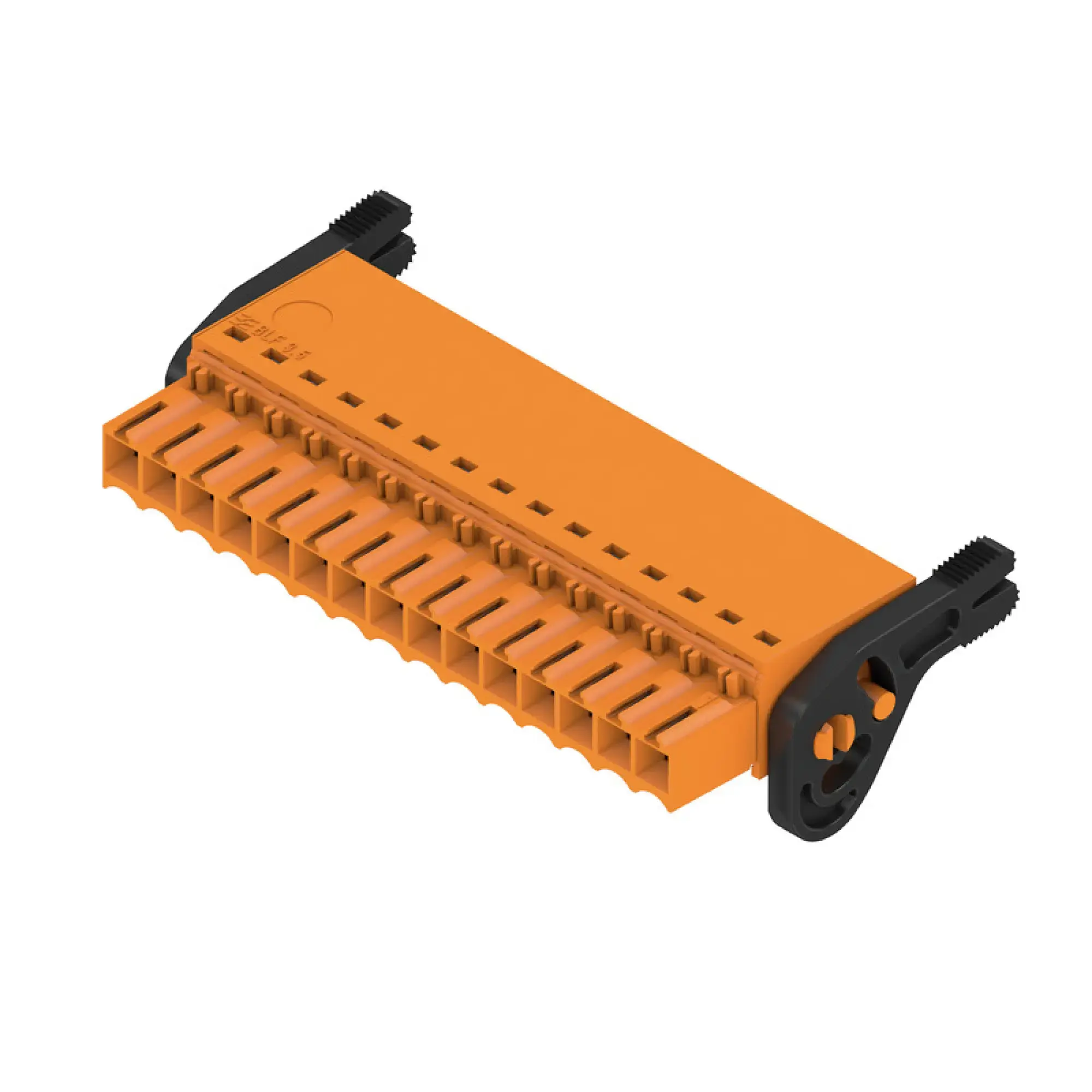 Weidmüller 2460080000 PCB connector (wire connection), 160 V, 17.5 A, Pitch in mm: 3.50, 1.5 mm², Number of poles: 15, PUSH IN with actuator, Box (img_001)