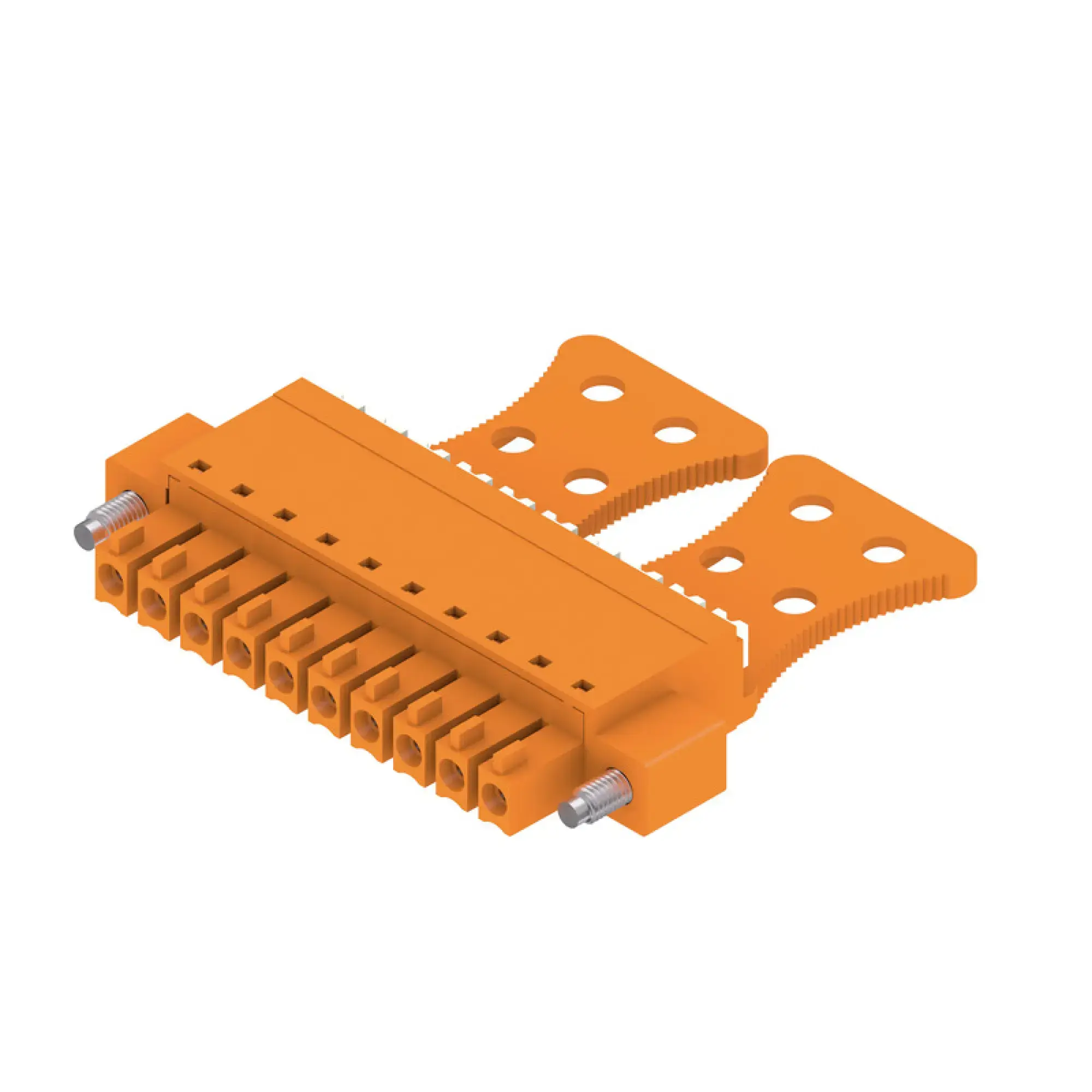 Weidmüller 1236020000 PCB connector (wire connection), 160 V, 17.5 A, Pitch in mm: 3.81, 1.5 mm², Number of poles: 10, PUSH IN with actuator, Box (img_001)