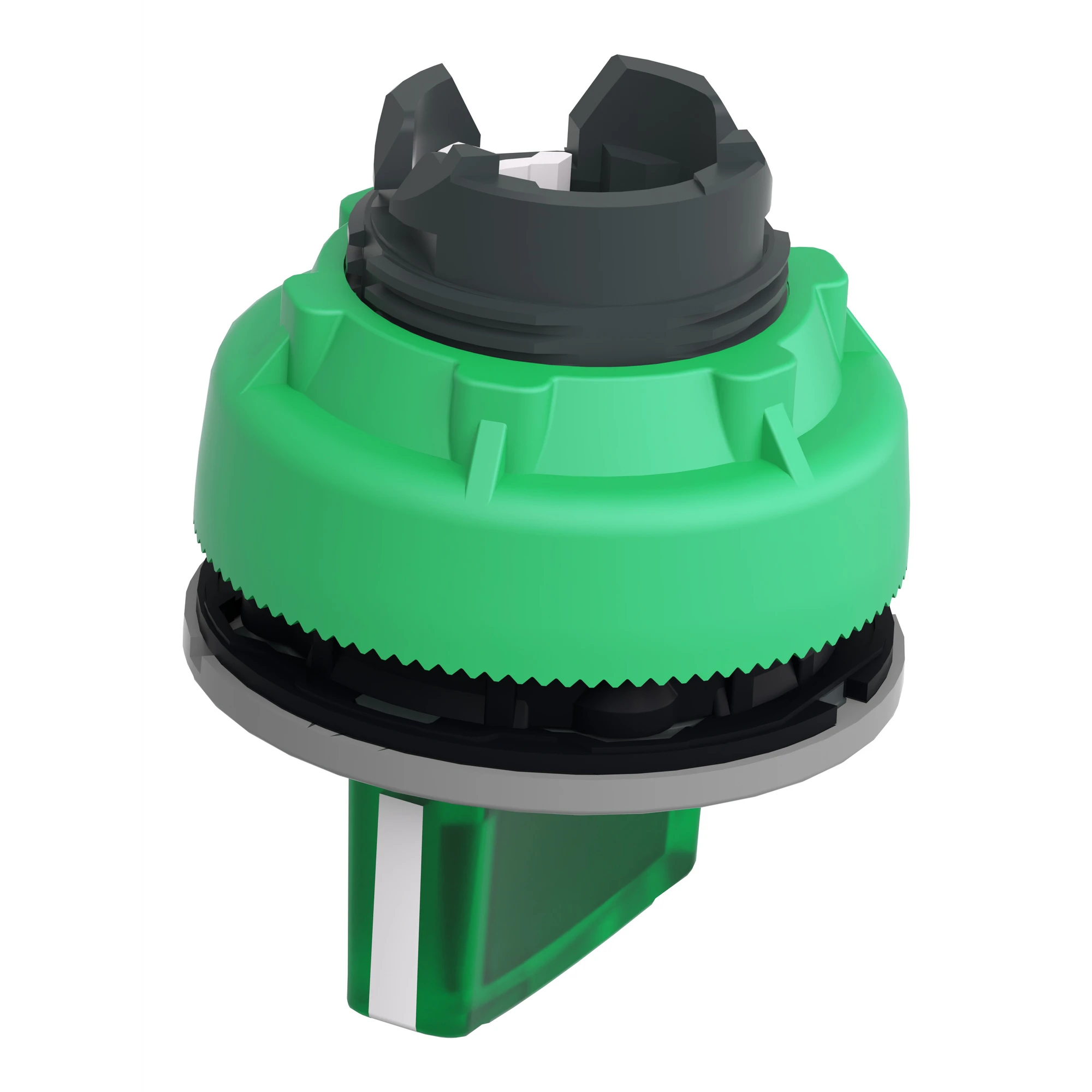 Schneider Electric ZB5FK1433C0 Illuminated Selector Switch, Front Element, Harmony XB5F, Plastic, 30mm, Green, for Universal LED, 2 Positions, Momentary (img_007)