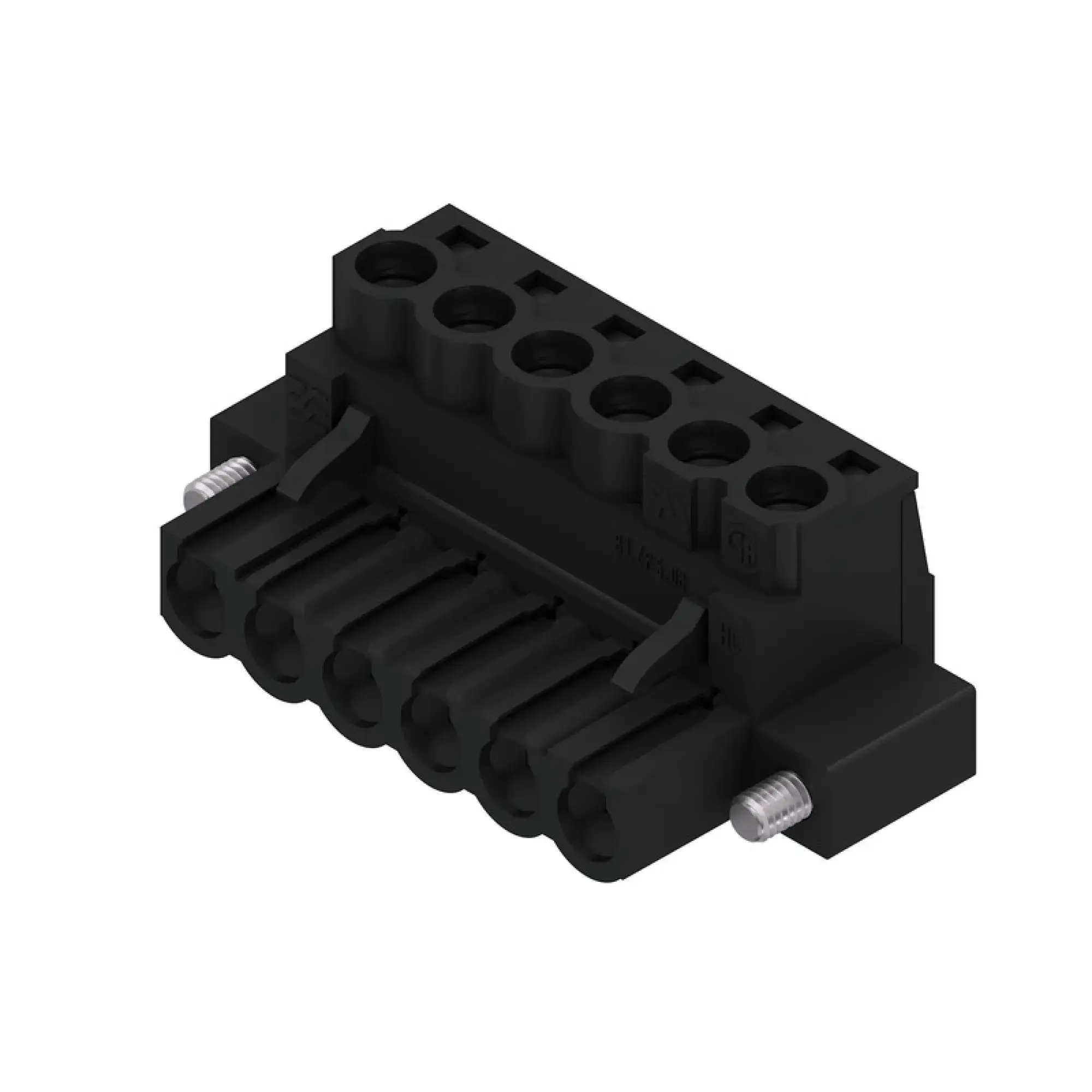 Weidmüller 1944370000 PCB connector (wire connection), 320 V, 23 A, Pitch in mm: 5.08, 4 mm², Number of poles: 6, Clamping yoke connection, Box (img_001) Weidmüller 1944370000 PCB connector (wire connection), 320 V, 23 A, Pitch in mm: 5.08, 4 mm², Number of poles: 6, Clamping yoke connection, Box (img_001)