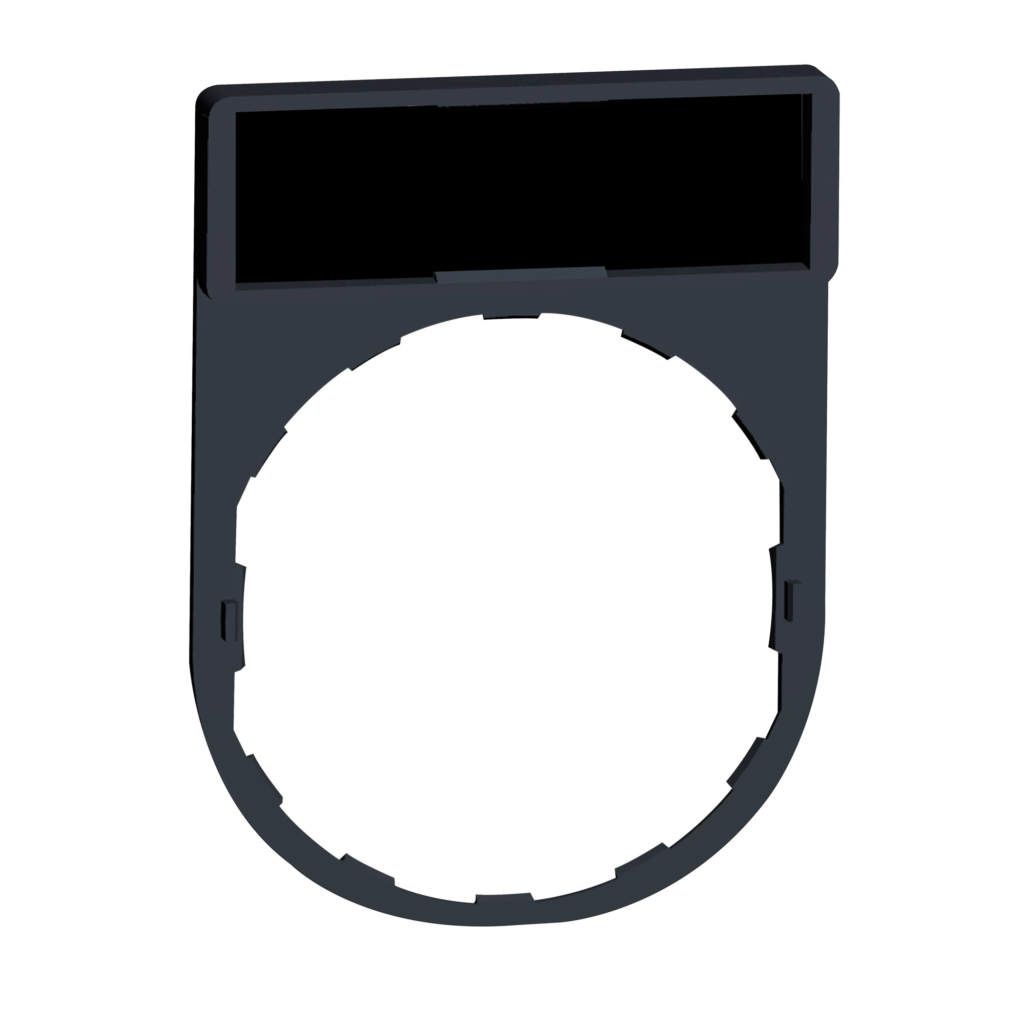 Schneider Electric ZBYF2CUST01 Label holder, plastic, for Harmony 30mm XB4F/XB5F, custom via configurator (img_001) Schneider Electric ZBYF2CUST01 Label holder, plastic, for Harmony 30mm XB4F/XB5F, custom via configurator (img_001)