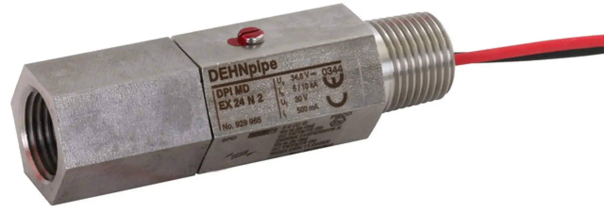 Dehn 929965 Surge arrester DEHNpipe Ex (i) with 1/2 -14 NPT female and male thread (img_003) Dehn 929965 Surge arrester DEHNpipe Ex (i) with 1/2 -14 NPT female and male thread (img_003)