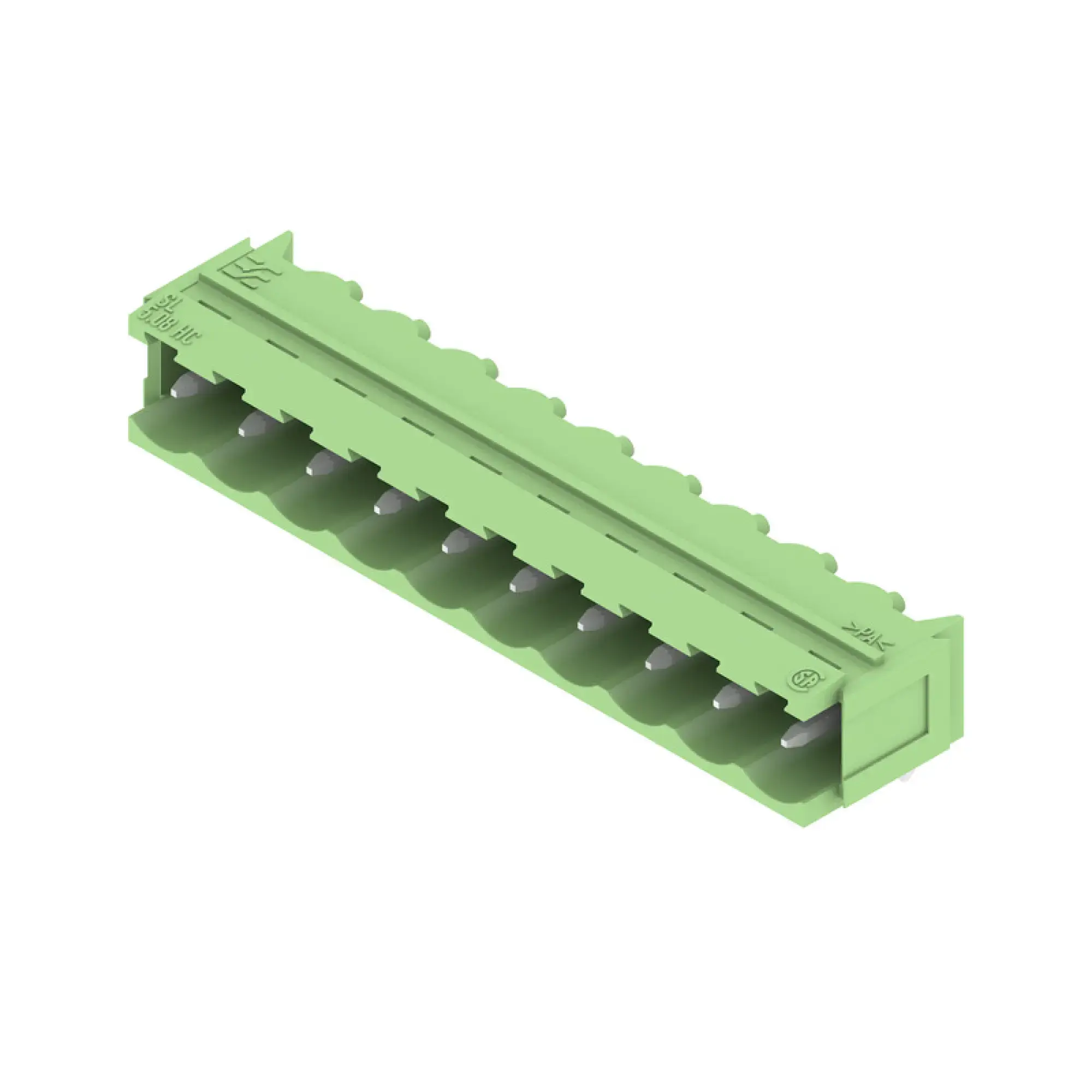 Weidmüller 1409350000 PCB connector (board connection), 320 V, 24 A, Pitch in mm: 5.08, Number of poles: 10, THT solder connection, Box (img_001)