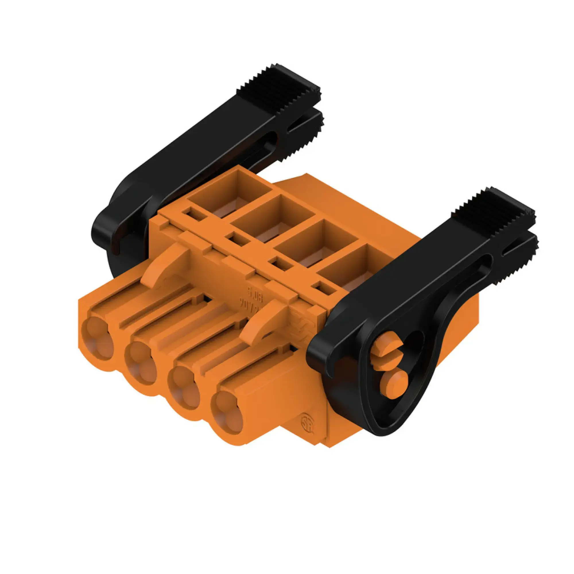 Weidmüller 1087270000 PCB connector (wire connection), 320 V, 23 A, Pitch in mm: 5.08, 4 mm², Number of poles: 4, Clamping yoke connection, Box (img_001)