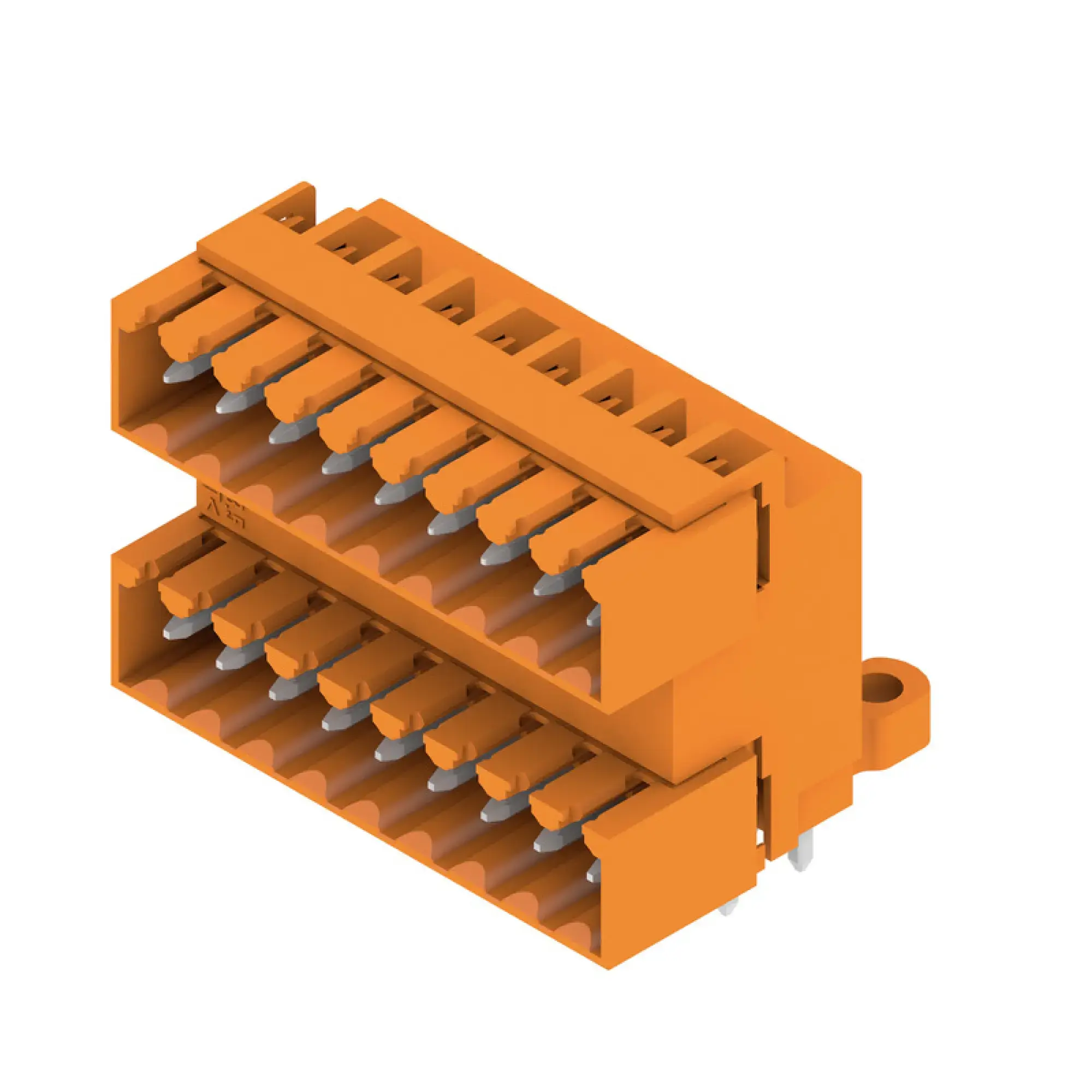 Weidmüller 1633650000 PCB connector (board connection), 160 V, 10.5 A, Pitch in mm: 3.50, Number of poles: 18, THT solder connection, Box (img_001)