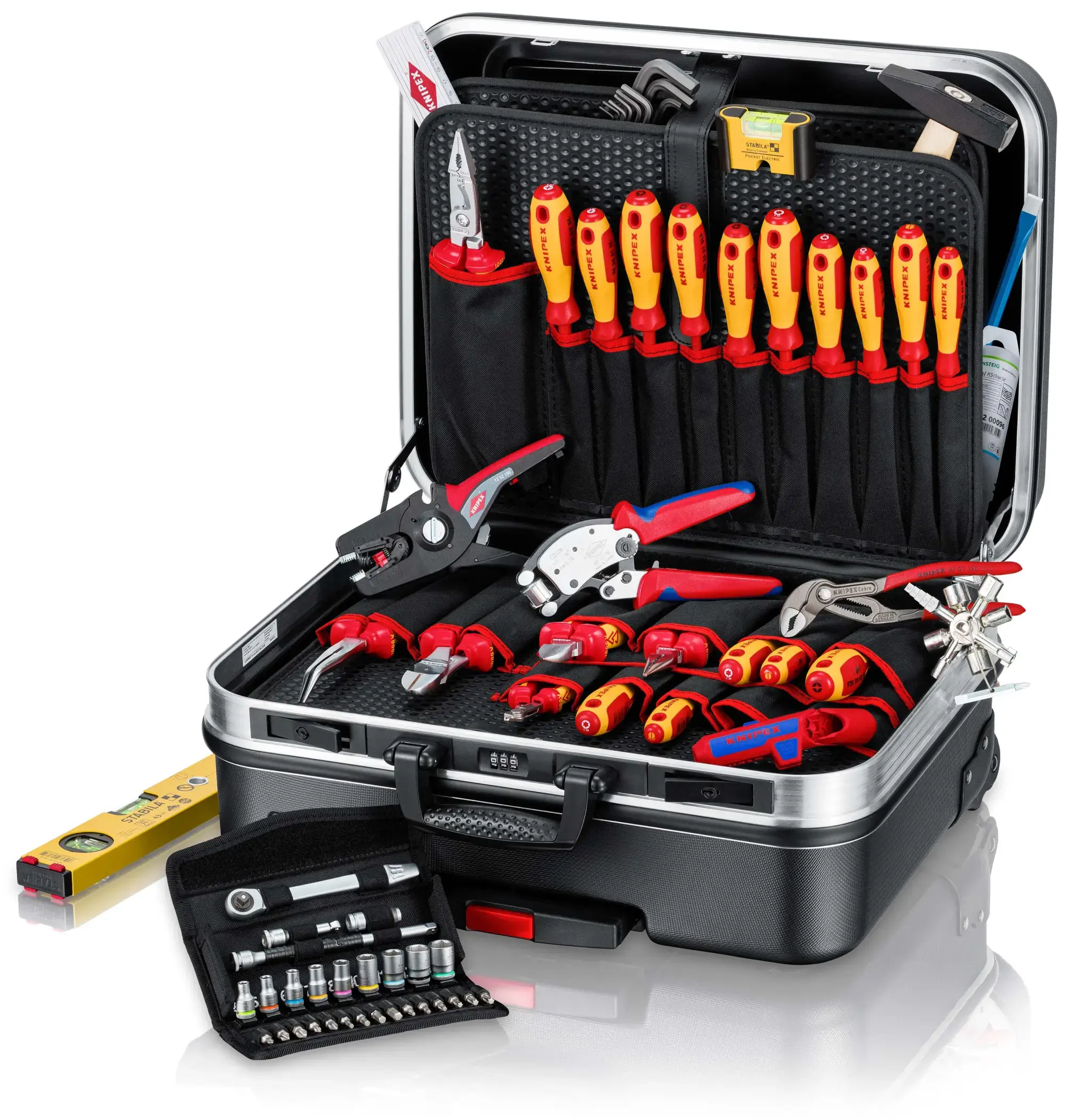 Knipex 00 21 06 Mallette à outils « BIG Basic Move » ElectroPlus 71 pièces 515 mm (img_001)