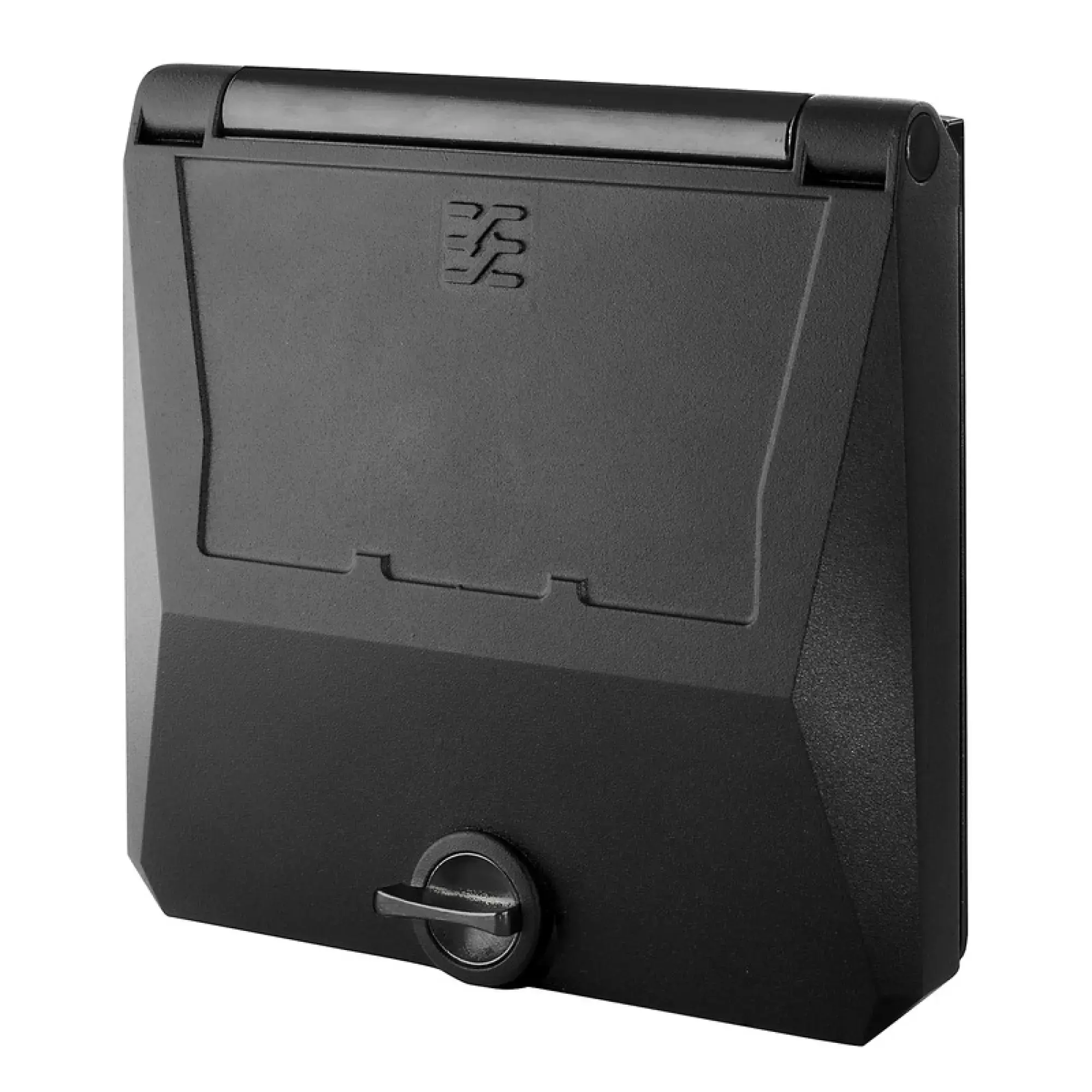 Weidmüller 2669640000 Component housing, Double frame, Metal cover, Control knob locking, NEMA 4X, Colour: black (similar to RAL 9005), IP65, in closed state (img_001) Weidmüller 2669640000 Component housing, Double frame, Metal cover, Control knob locking, NEMA 4X, Colour: black (similar to RAL 9005), IP65, in closed state (img_001)