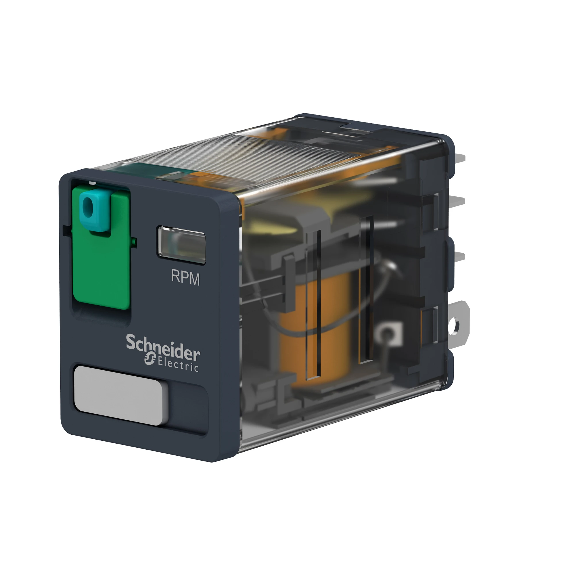 Schneider Electric RPM21JD Power Relay RPM, 2 W, 15 A, 12 VDC, without LED, with Test Button (img_003) Schneider Electric RPM21JD Power Relay RPM, 2 W, 15 A, 12 VDC, without LED, with Test Button (img_003)