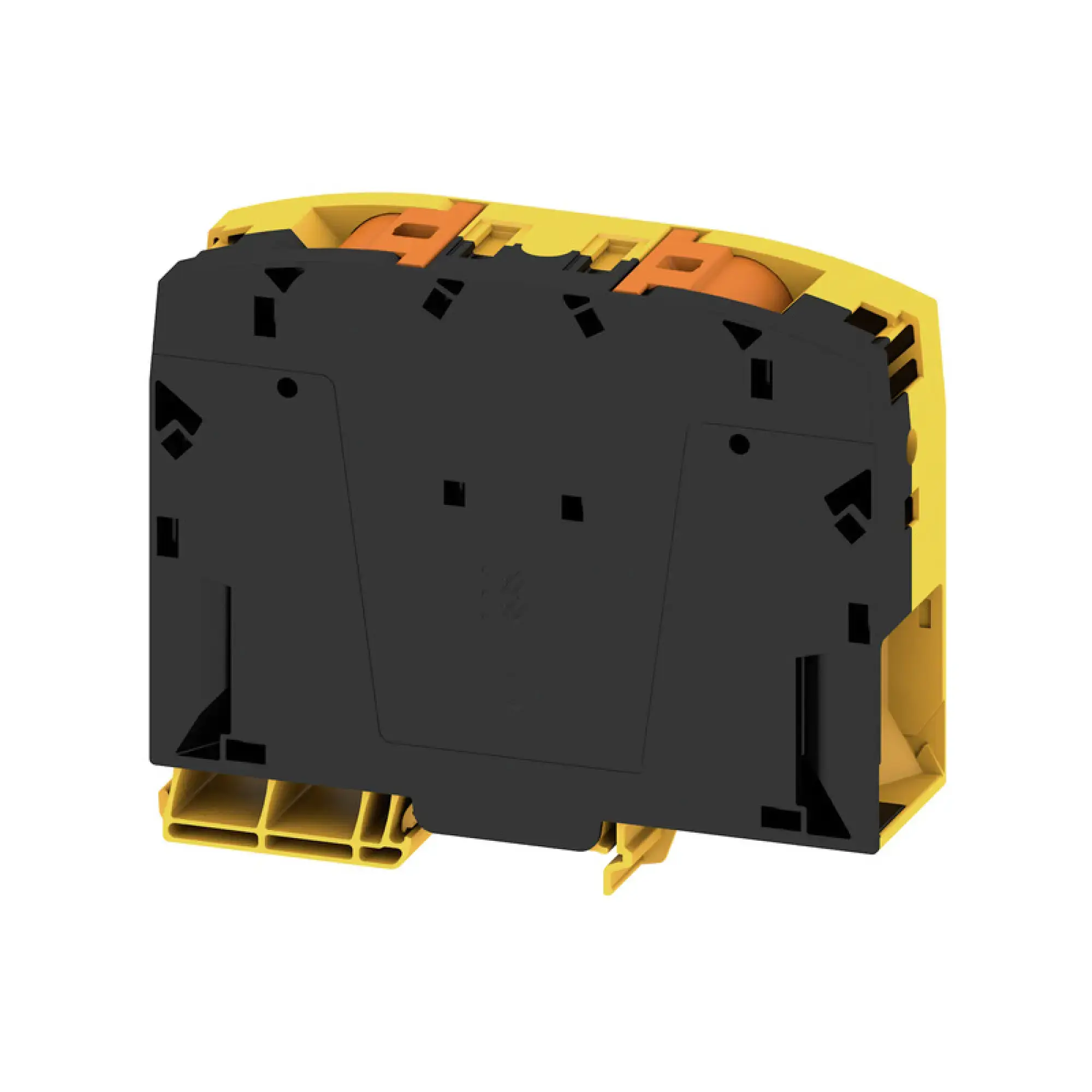 Weidmüller 2728720000 Feed-through terminal block, PUSH IN, black/yellow, 150 mm², 309 A, 1000 V, Number of connections: 2 (img_001) Weidmüller 2728720000 Feed-through terminal block, PUSH IN, black/yellow, 150 mm², 309 A, 1000 V, Number of connections: 2 (img_001)