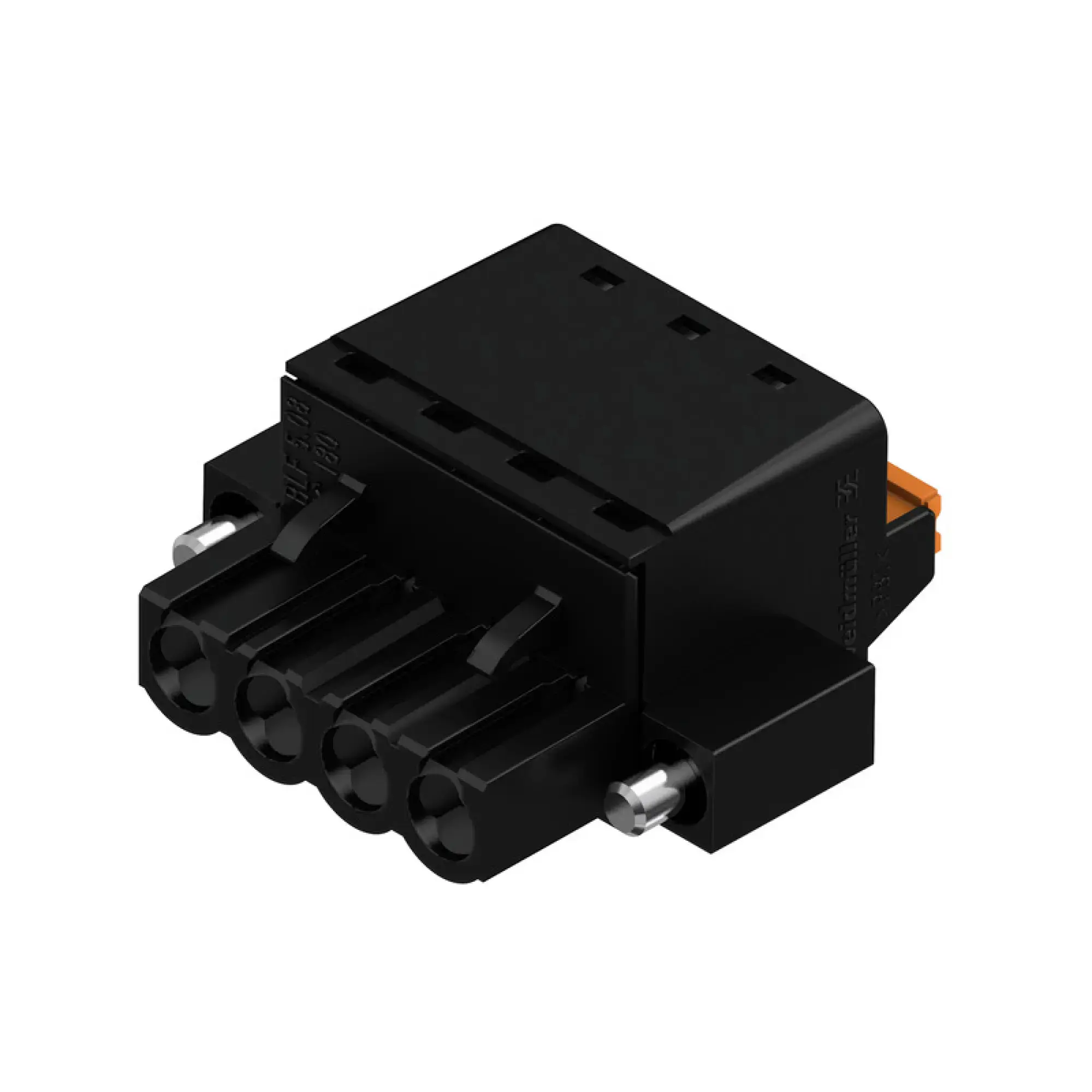 Weidmüller 1012660000 PCB connector (wire connection), 320 V, 24 A, Pitch in mm: 5.08, 3.31 mm², Number of poles: 4, PUSH IN with actuator, Box (img_001)