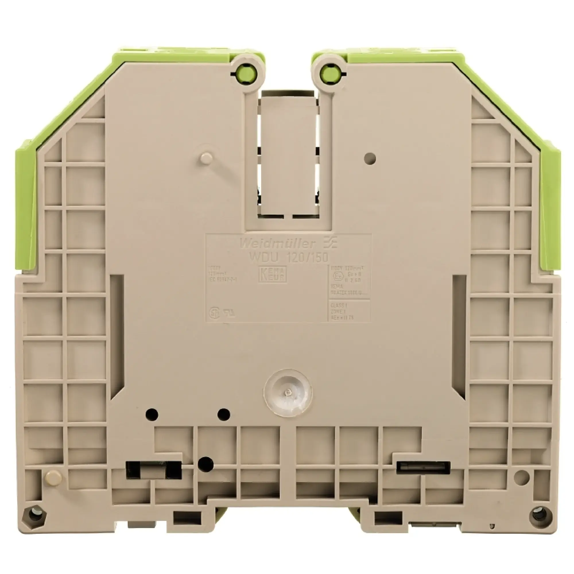 Weidmüller 1024550000 Feed-through terminal block, Screw connection, Light green, 120 mm², 269 A, 1000 V, Number of connections: 2 (img_001) Weidmüller 1024550000 Feed-through terminal block, Screw connection, Light green, 120 mm², 269 A, 1000 V, Number of connections: 2 (img_001)