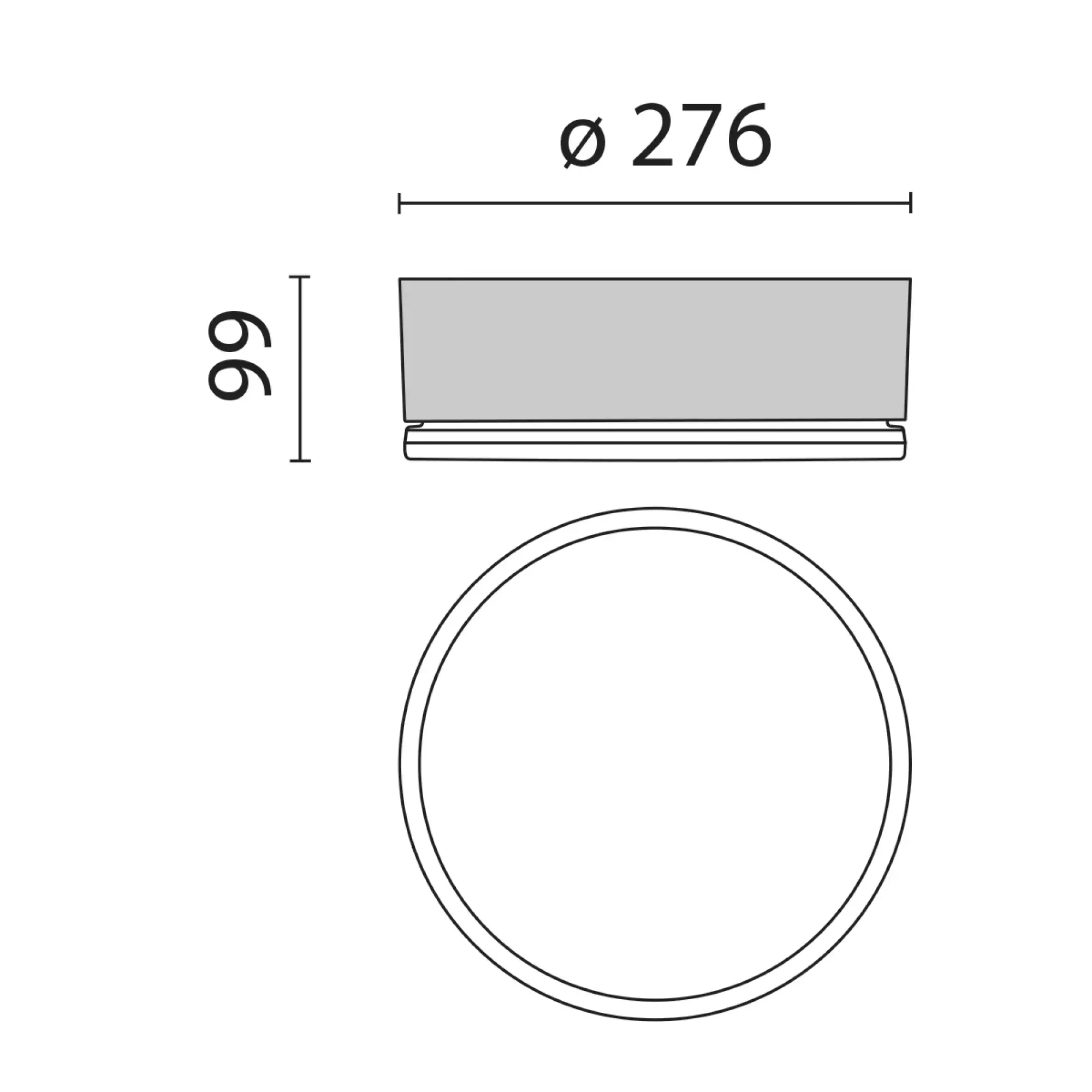 Performance iN Lighting 004972 Wand- und Deckenleuchte 1x100W A60 symmetrische extrabreite Streuoptik 004972 (img_003)