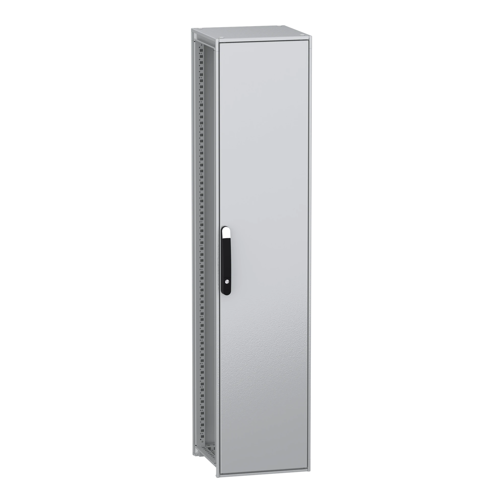 Schneider Electric NSYSFN18440 Floor-standing enclosure, electrical, PanelSeT SFN, made of decarbonized steel, without mounting plate, assembled, 1800x400x400mm, IP55 (img_001)