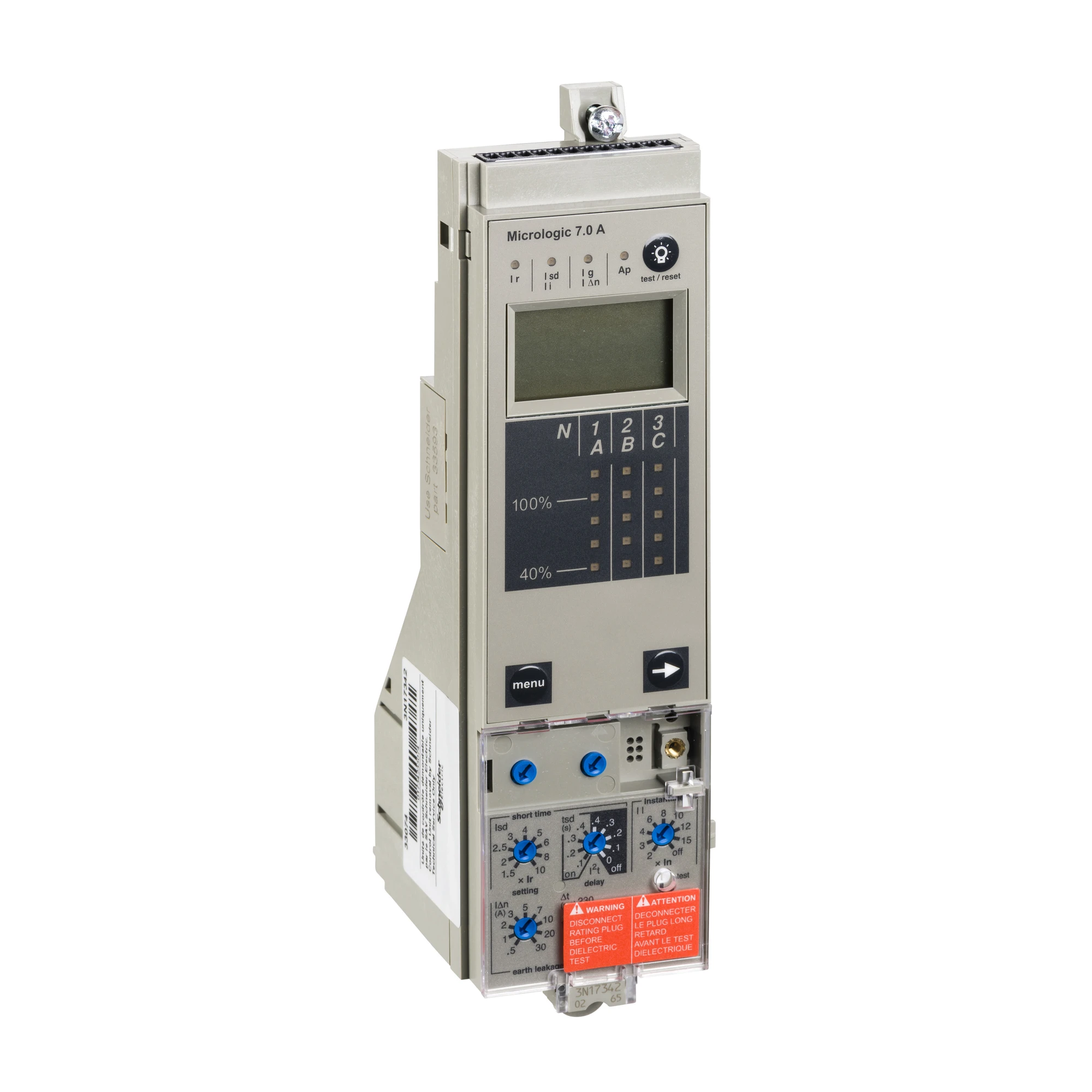 Schneider Electric 33534 Electronic trip unit for power circuit breaker Micrologic 7A, 4p/3p, 4d/3d+N/2/3d (img_001) Schneider Electric 33534 Electronic trip unit for power circuit breaker Micrologic 7A, 4p/3p, 4d/3d+N/2/3d (img_001)