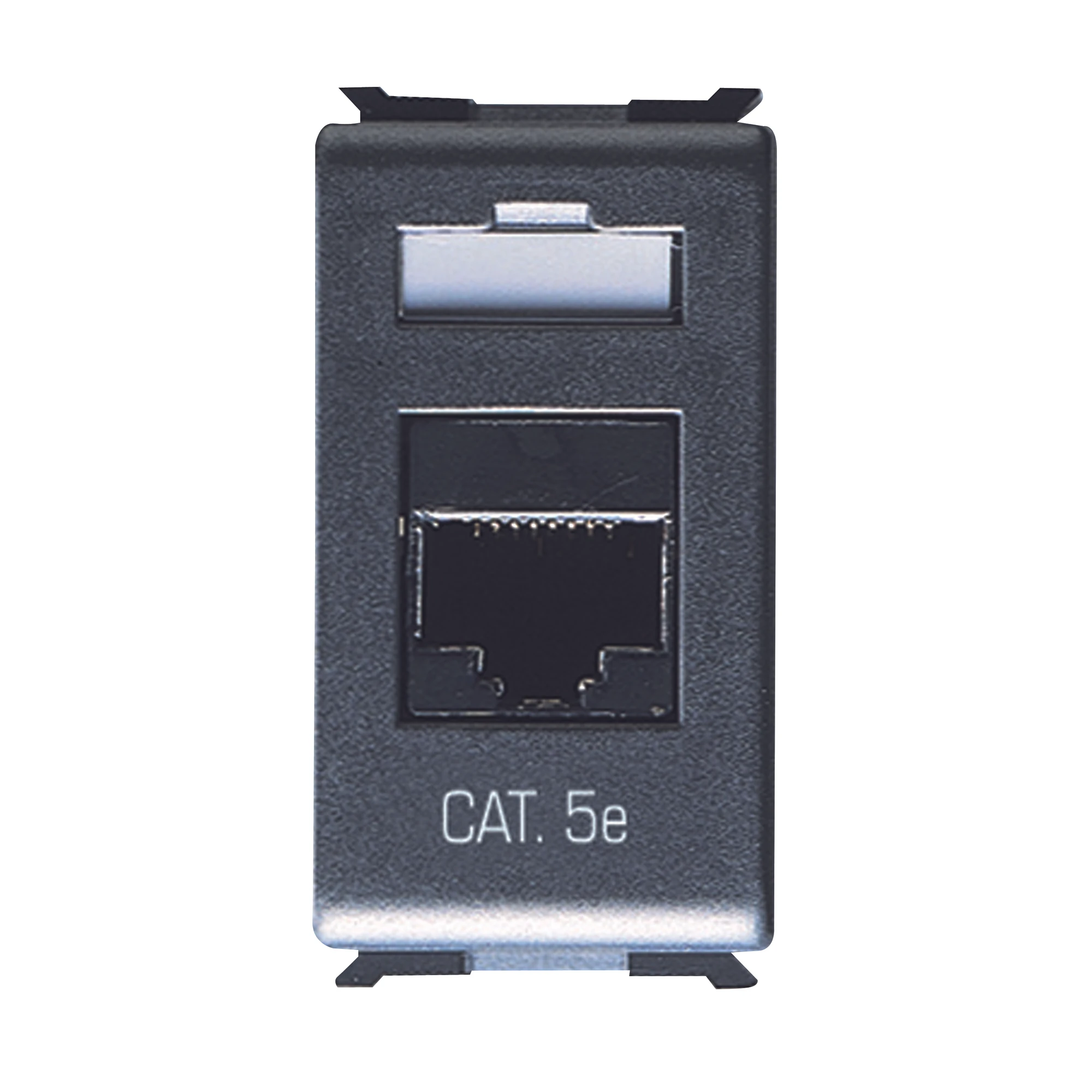 GEWISS GW30267 Playbus Netzwerk-Anschlussdose RJ45 Cat. 5e UTP 1M Schwarz (img_001) GEWISS GW30267 Playbus Netzwerk-Anschlussdose RJ45 Cat. 5e UTP 1M Schwarz (img_001)