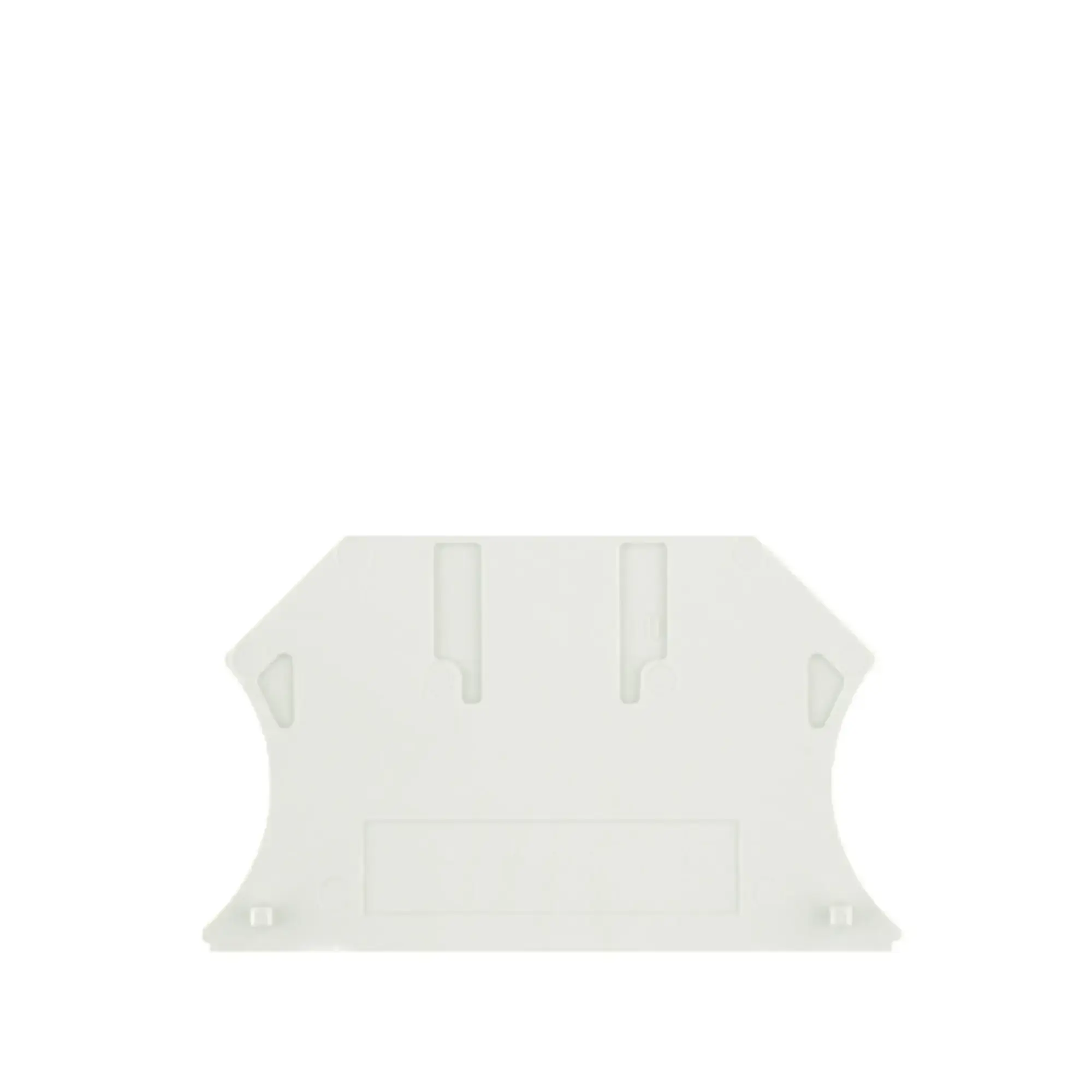 Weidmüller 1050050000 End plate (terminals), grey, Height: 56 mm, Width: 1.5 mm, V-0, Wemid (img_001)