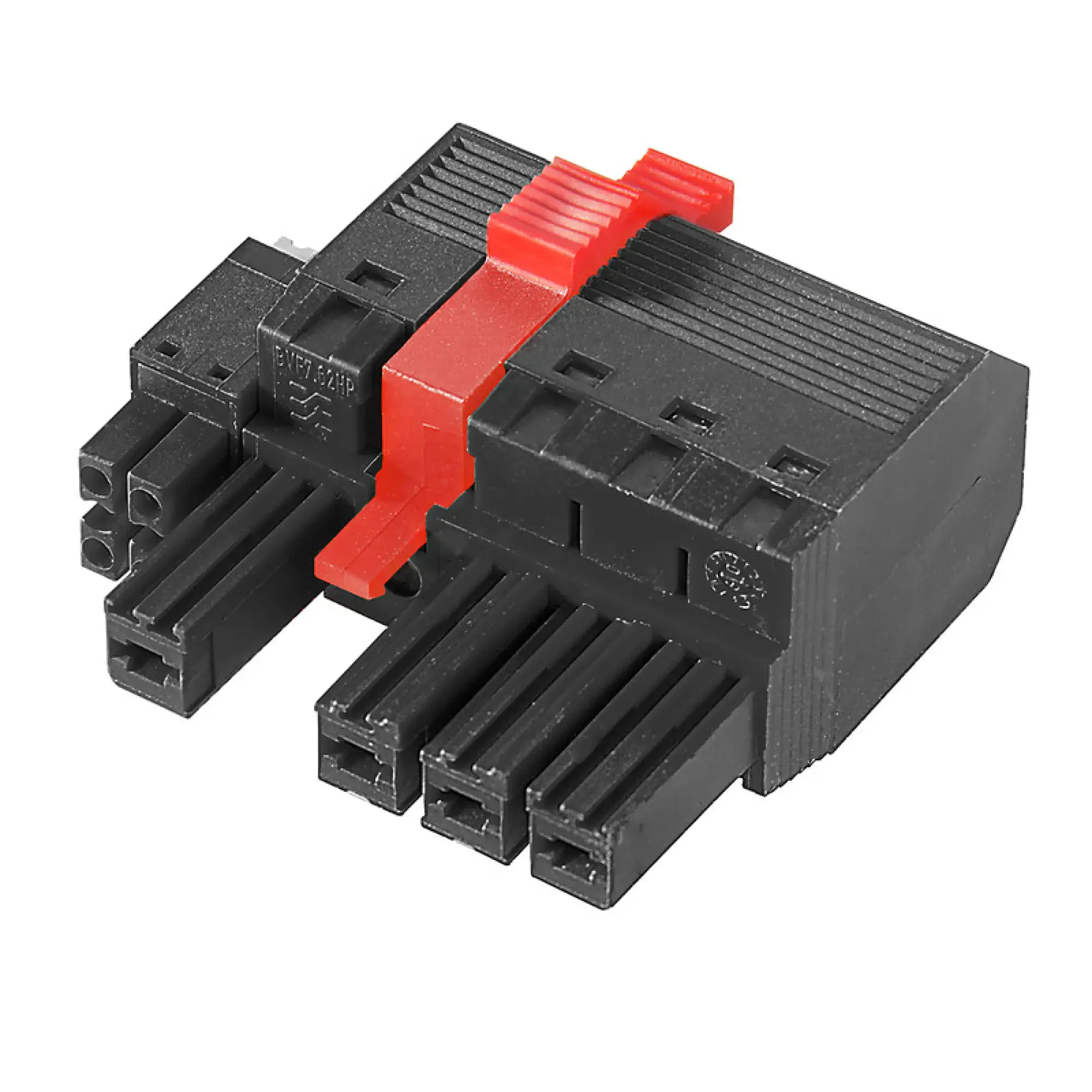 Weidmüller 1081150000 Hybrid connector (wire connection), 7.62 mm, Number of poles: 4, PUSH IN with actuator, PUSH IN without actuator (img_001)