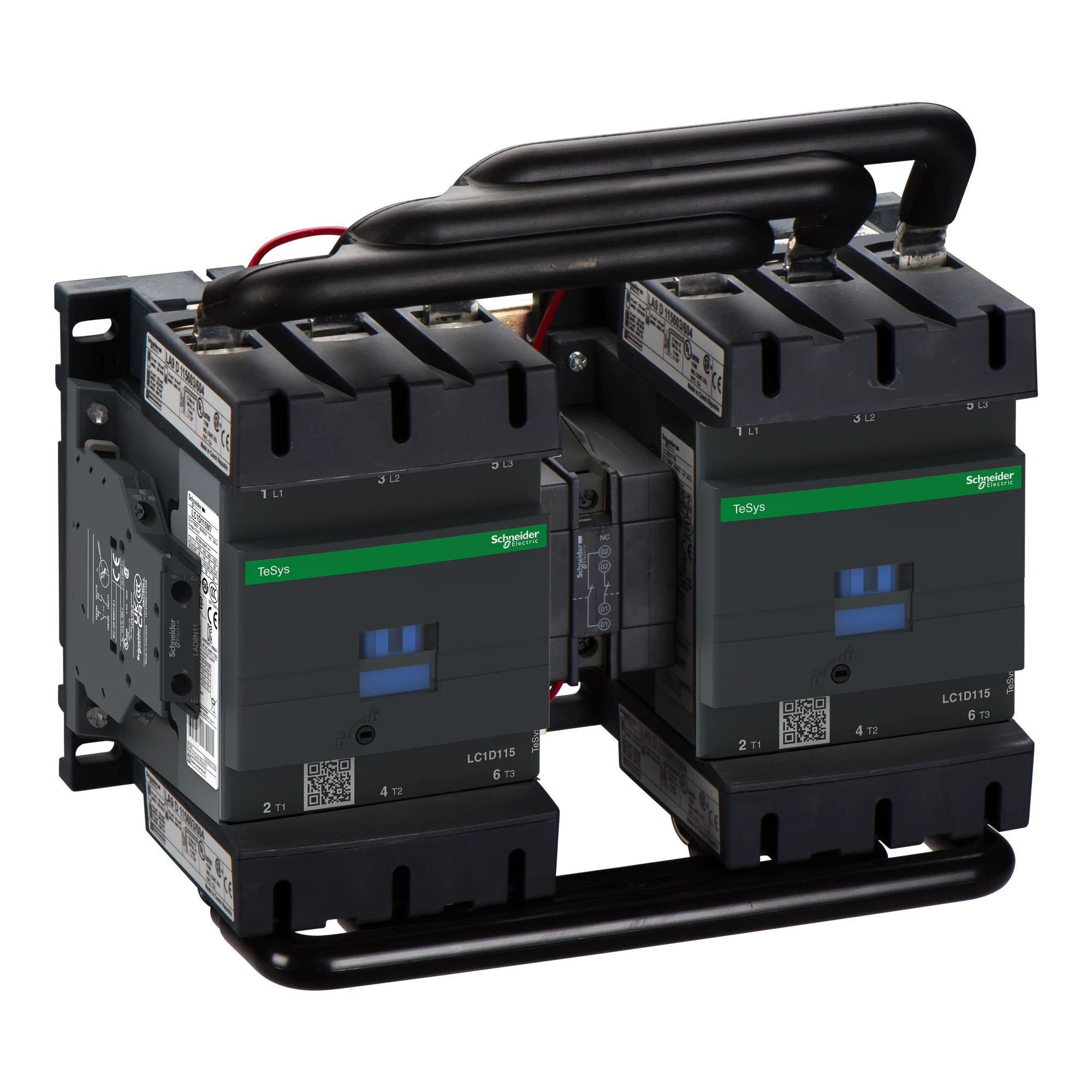Schneider Electric LC2D115FE7 Reversing Contactor LC2D, 3p, AC-3 440V 115A, 115 V AC (img_001)