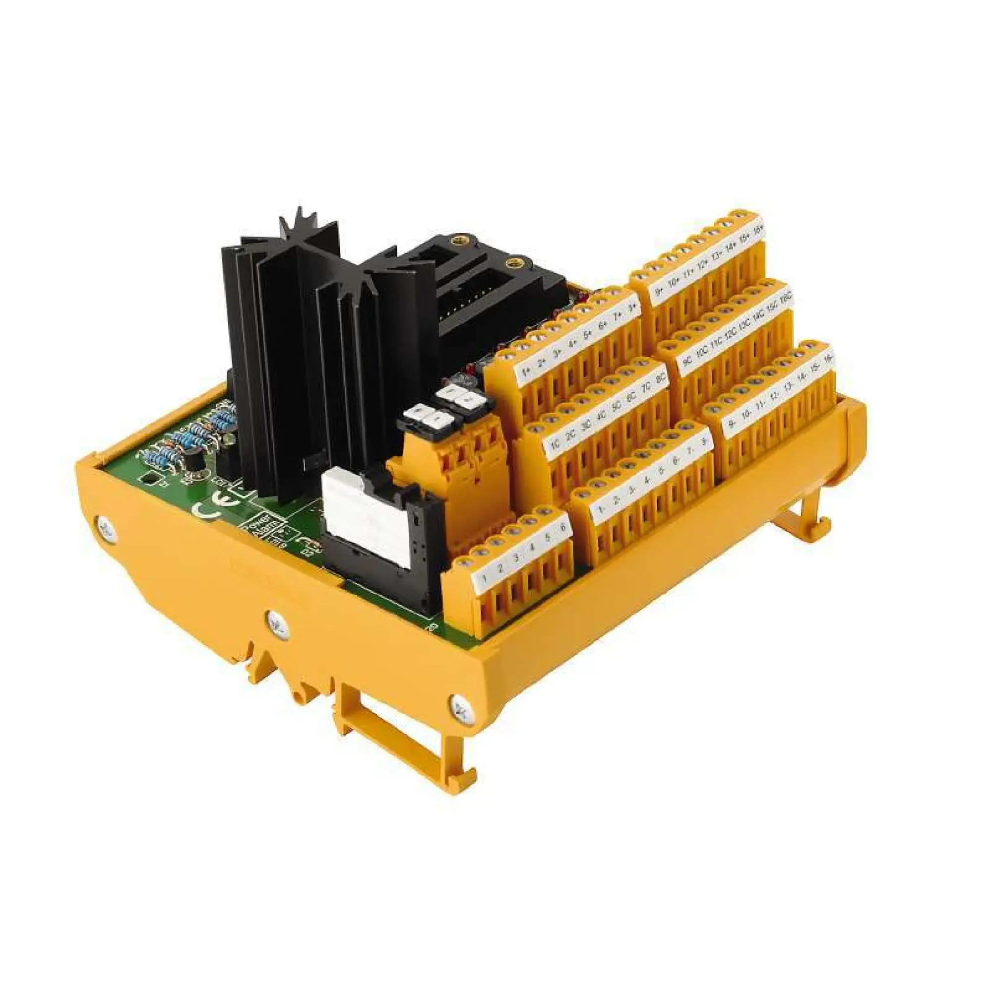 Weidmüller 1371250000 Interface module with terminal, connector, 2 x KS (40P), 40-pole plug, LM3NZF 5.08mm, Tension-clamp connection (img_001)