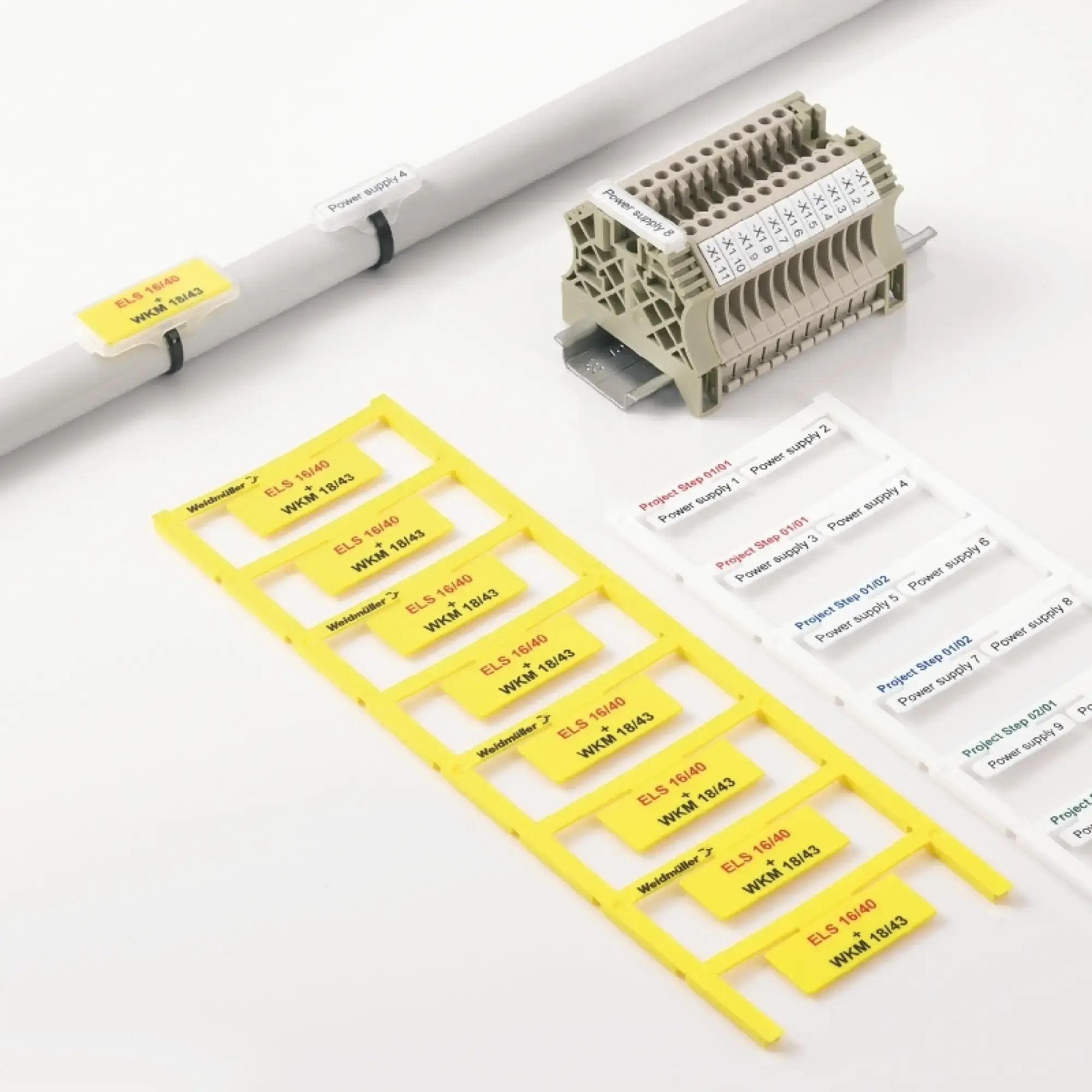 Weidmüller 1045660000 Cable coding system, To customer specification, Based on customer requirements (Please send M-Print PRO file), Polyamide 66, -40...100 °C (img_001)