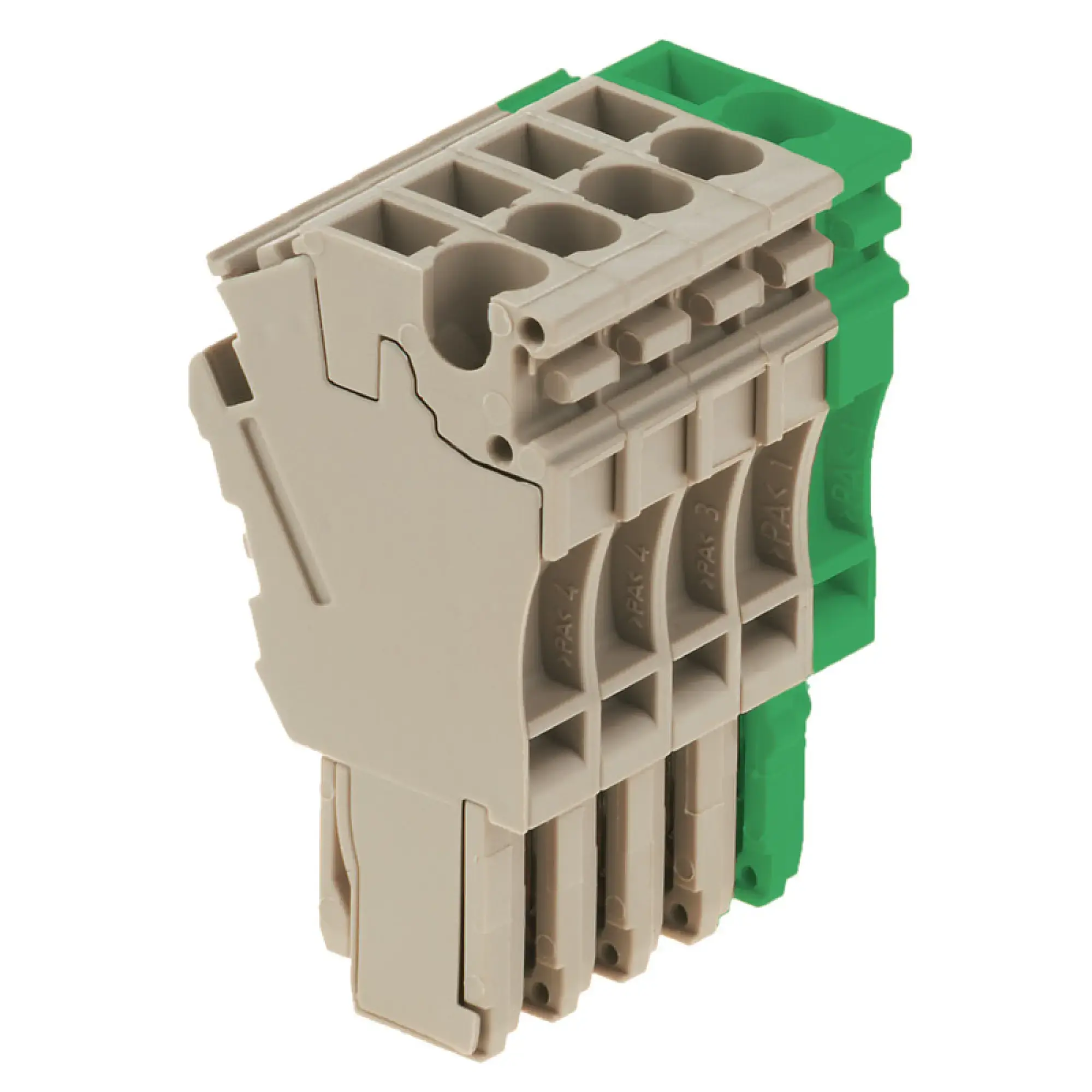 Weidmüller 1142560000 Plug (terminal), Plug-in connection, 2.5 mm², 24 A, 500 V, Number of connections: 5, Number of poles: 5, Width: 25.5 mm (img_001)