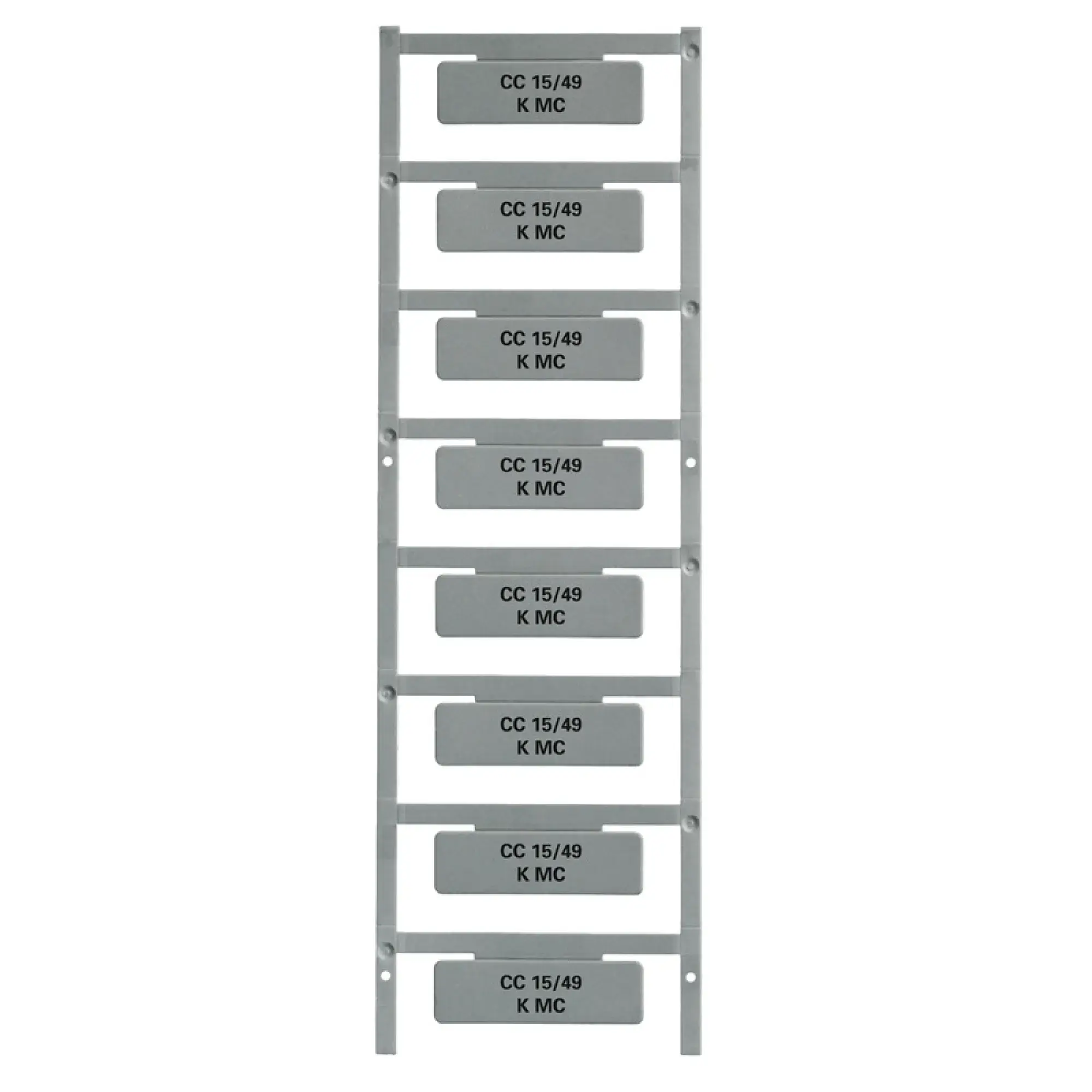 Weidmüller 1877230000 Device marking, Width: 49 mm, Printed characters: Based on customer requirements (Please send M-Print PRO file), Polyamide 66, To customer specificati (img_001) Weidmüller 1877230000 Device marking, Width: 49 mm, Printed characters: Based on customer requirements (Please send M-Print PRO file), Polyamide 66, To customer specificati (img_001)