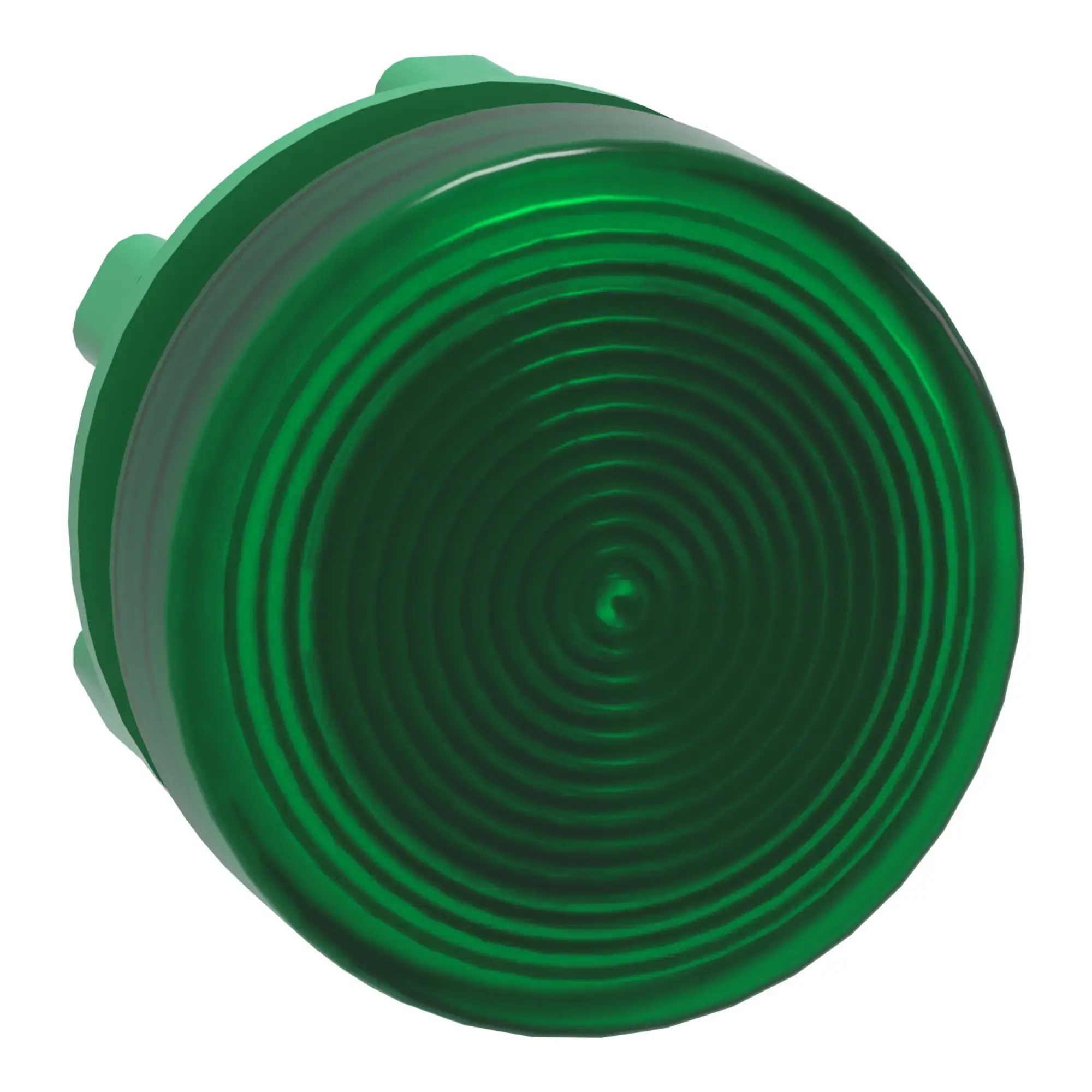 Schneider Electric ZB5AV033S Pilot light, front element, Harmony XB5, plastic, 22mm, green, for universal LED, ribbed dome (img_008)