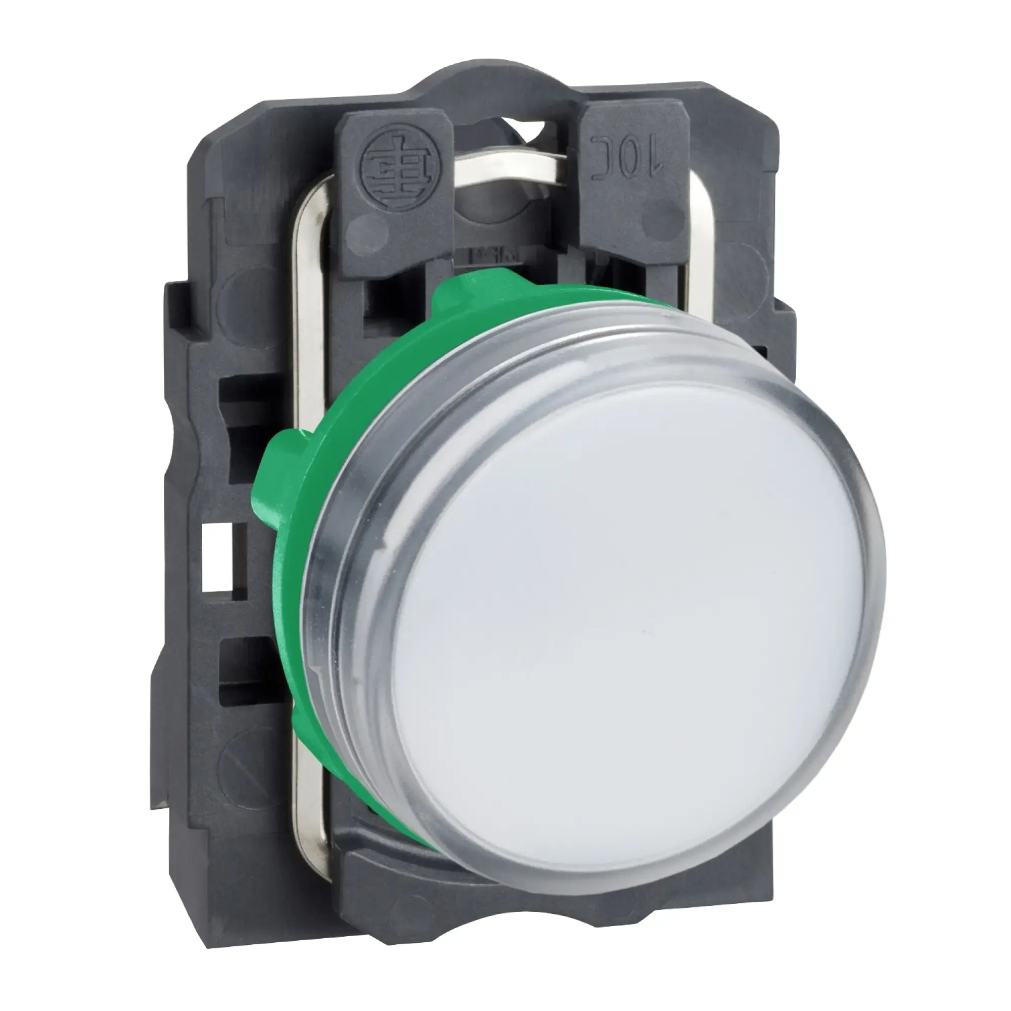 Schneider Electric XB5AVG1 Pilot light, Harmony XB5, plastic, white, 22mm, universal LED, smooth dome, 110-120V AC (img_001) Schneider Electric XB5AVG1 Pilot light, Harmony XB5, plastic, white, 22mm, universal LED, smooth dome, 110-120V AC (img_001)