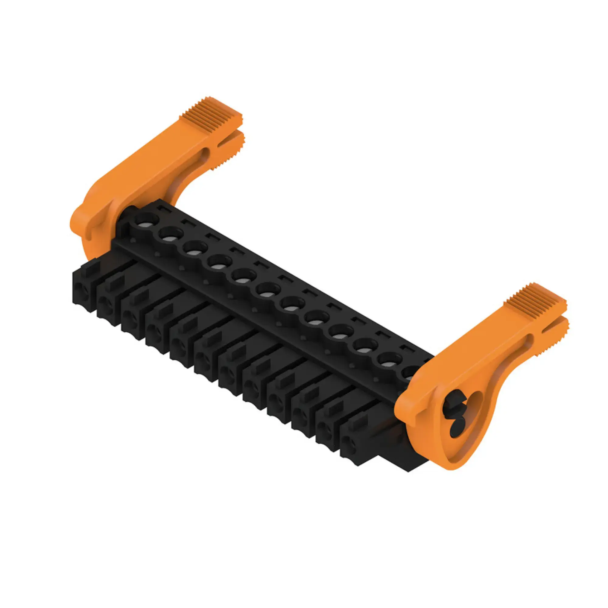 Weidmüller 2442560000 PCB connector (wire connection), 160 V, 17.5 A, Pitch in mm: 3.81, 1.5 mm², Number of poles: 12, Clamping yoke connection, Box (img_001)