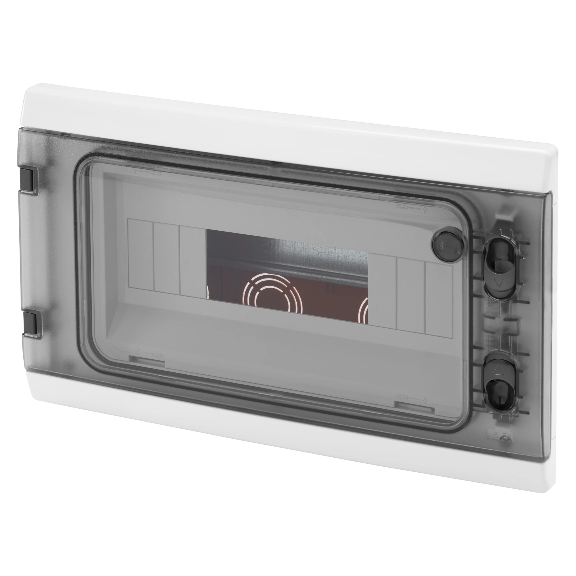 GEWISS GW48682 WATERTIGHT FLUSH-MOUNTING MODULAR ENCLOSURE - 12 MODULES - IP55 GREY RAL 7035 (img_001)