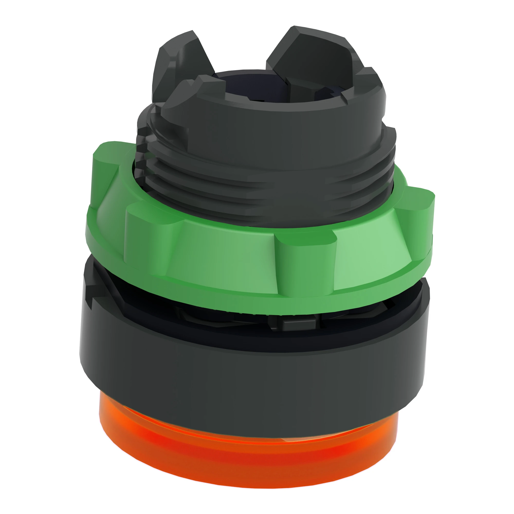 Schneider Electric ZB5AW153 Illuminated push-button, front element, Harmony XB5, plastic, 22mm, orange, protruding, for universal LED (img_007)