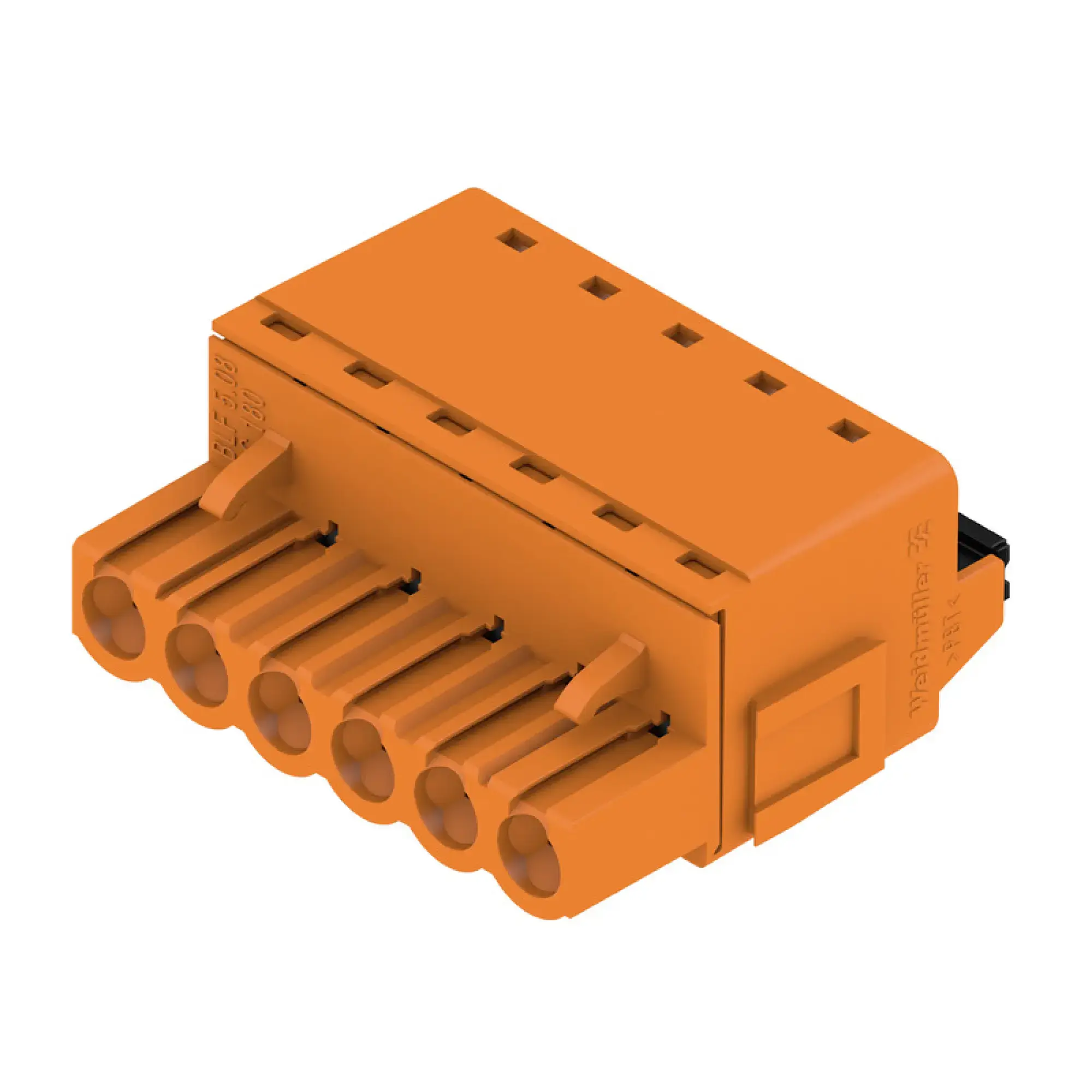 Weidmüller 1368850000 PCB connector (wire connection), 320 V, 24 A, Pitch in mm: 5.08, 3.31 mm², Number of poles: 6, PUSH IN with actuator, Box (img_001)