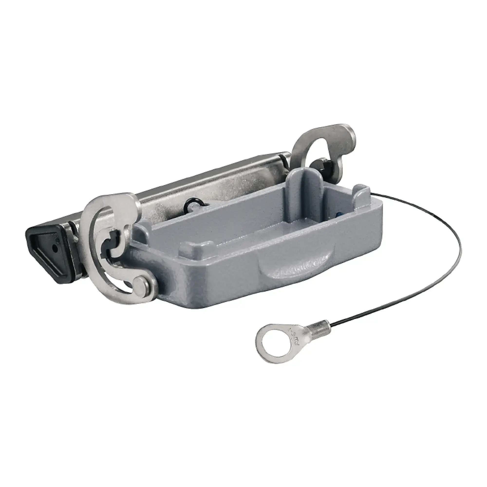 Weidmüller 1665890000 Housing (industry plug-in connectors), Cover for upper part of housing, End-locking clamp, lower side, Size: 2, IP65 (in plugged condition) (img_001)