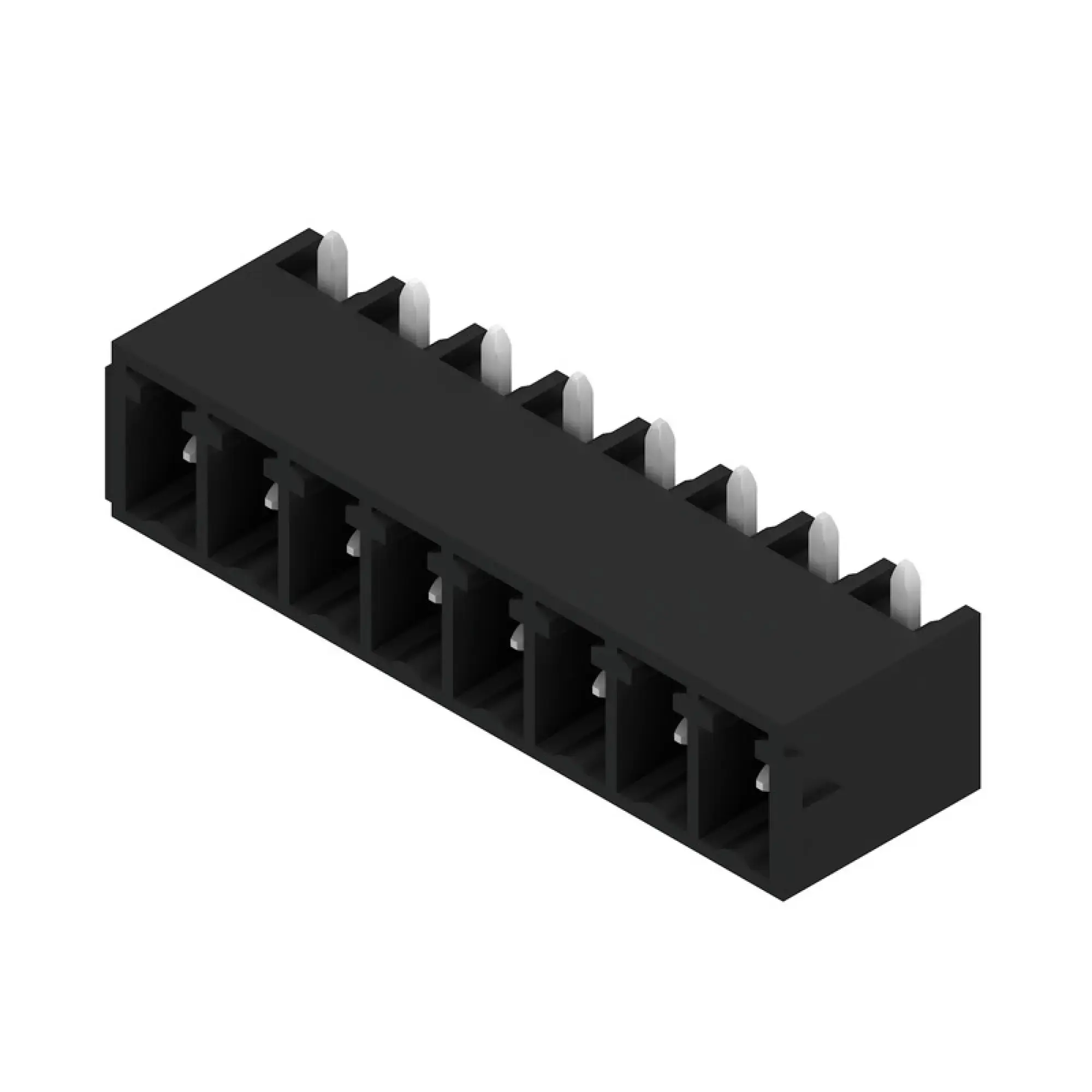 Weidmüller 1036890000 PCB connector (board connection), 160 V, 17.5 A, Pitch in mm: 3.81, Number of poles: 8, THT/THR solder connection, Box (img_001)