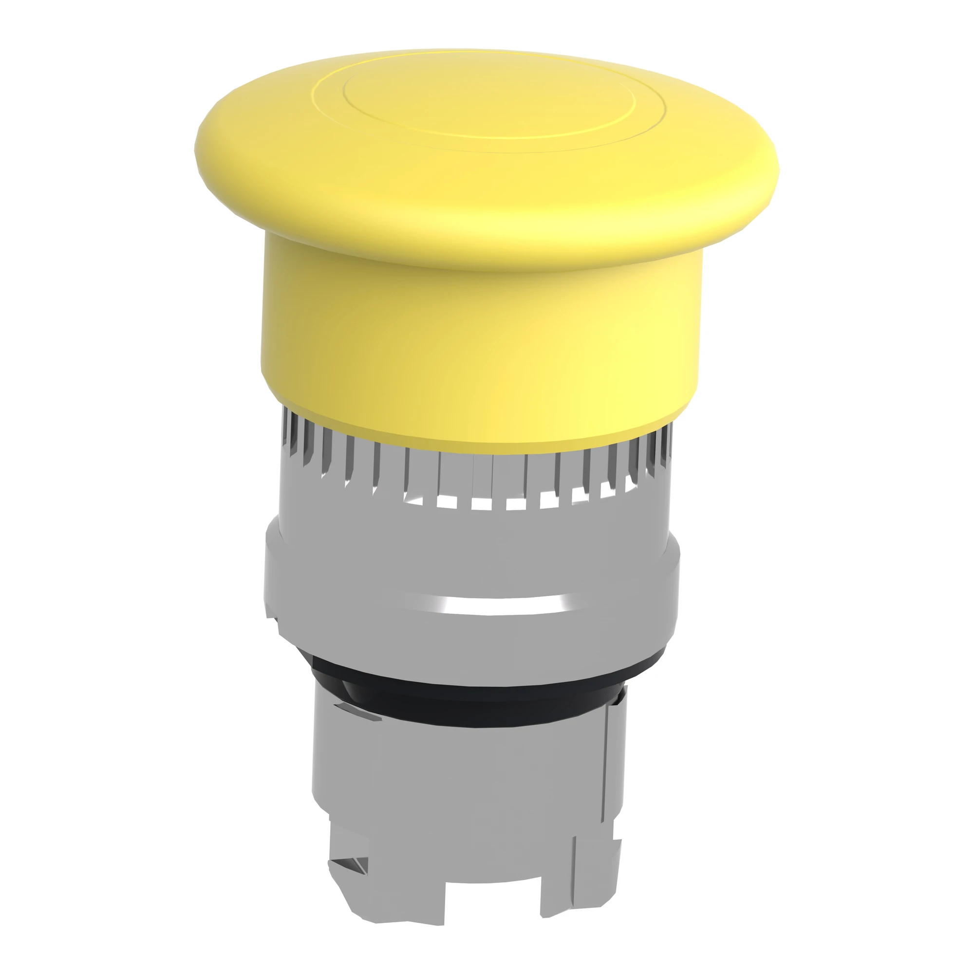 Schneider Electric ZB4BT5 Mushroom push button, front element, Harmony XB4, metal, 22mm, yellow, mushroom 40mm, pull release (img_006)