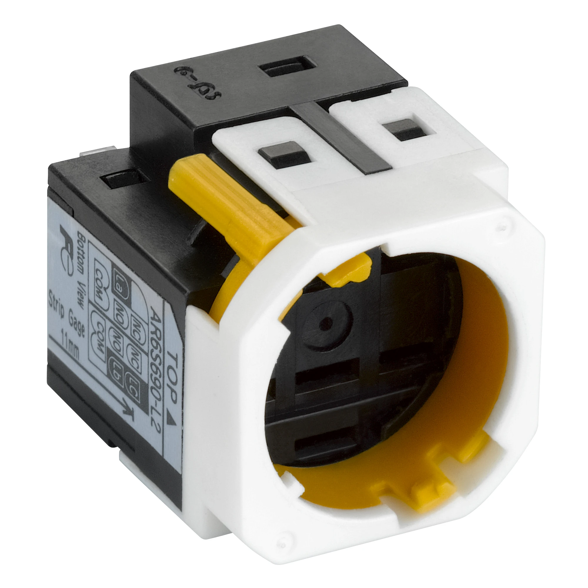 Schneider Electric ZB6YF03 Quick Connect, Adapter for XB6E Monoblock Pilot Lights (img_001) Schneider Electric ZB6YF03 Quick Connect, Adapter for XB6E Monoblock Pilot Lights (img_001)