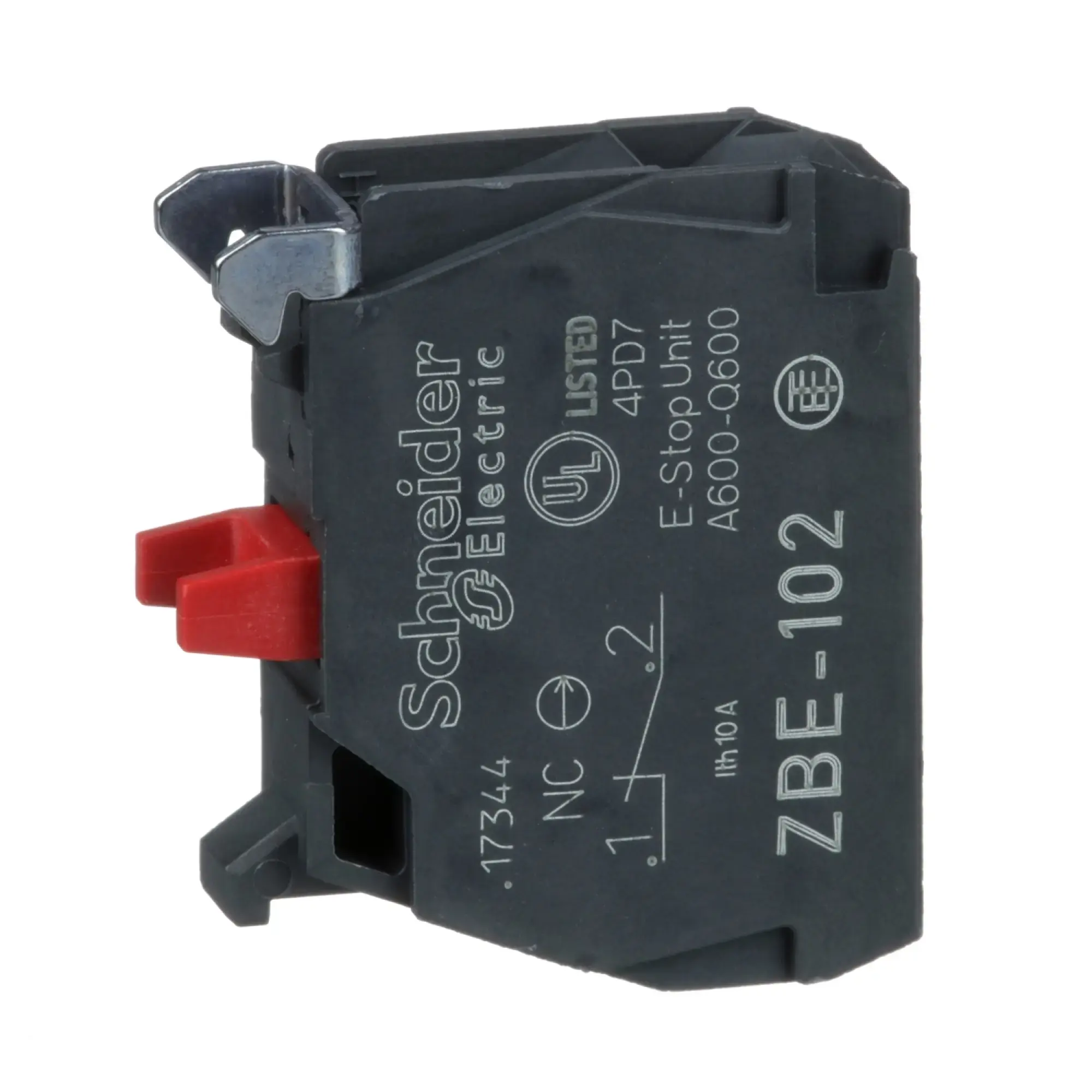 Schneider Electric ZBE102 Auxiliary switch, contact block, Harmony XB4 and XB5, 22mm, 30mm, screw terminal, 1NO (img_009) Schneider Electric ZBE102 Auxiliary switch, contact block, Harmony XB4 and XB5, 22mm, 30mm, screw terminal, 1NO (img_009)