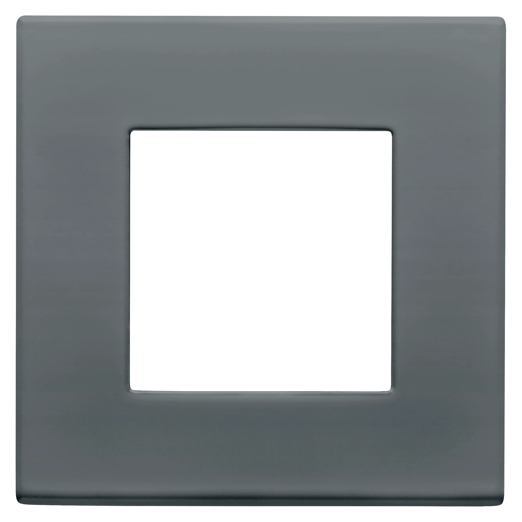 GEWISS GW35901AD DAHLIA PLATE - IN TECHNOPOLYMER - 1 GANG - DARK GREY (img_001)