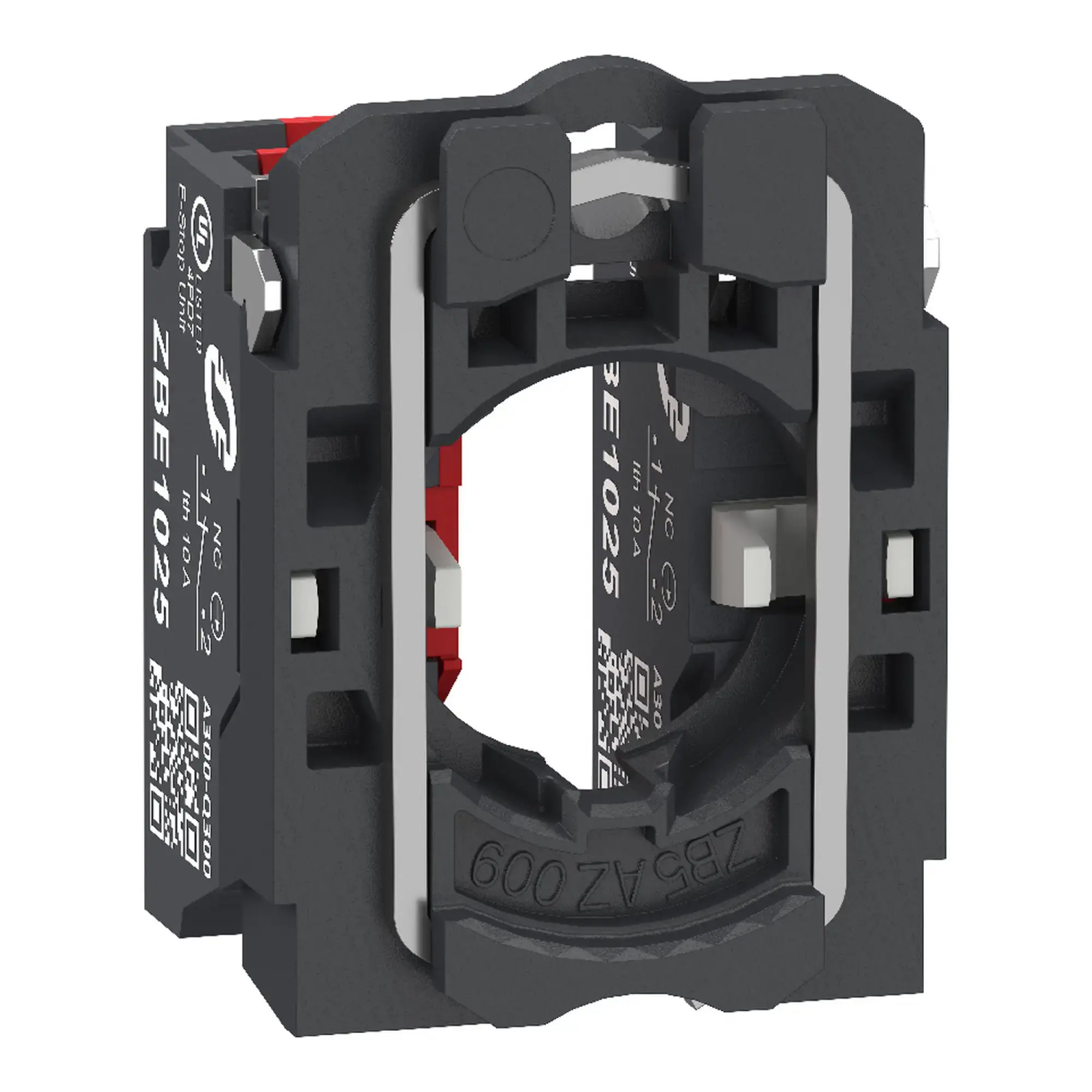 Schneider Electric ZB5AZ1045 Auxiliary contact block with mounting flange, Harmony XB5, plastic, 22mm, 30mm, 2NC, spring clamp connection (img_002) Schneider Electric ZB5AZ1045 Auxiliary contact block with mounting flange, Harmony XB5, plastic, 22mm, 30mm, 2NC, spring clamp connection (img_002)