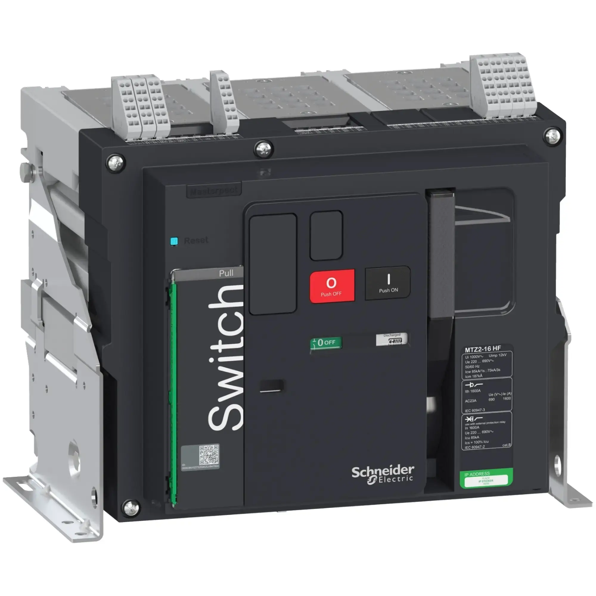 Schneider Electric LV848048 MasterPact MTZ2 1600A HF Icm=187kA/690V 3P Disconnector Fixed Mounting (img_002)