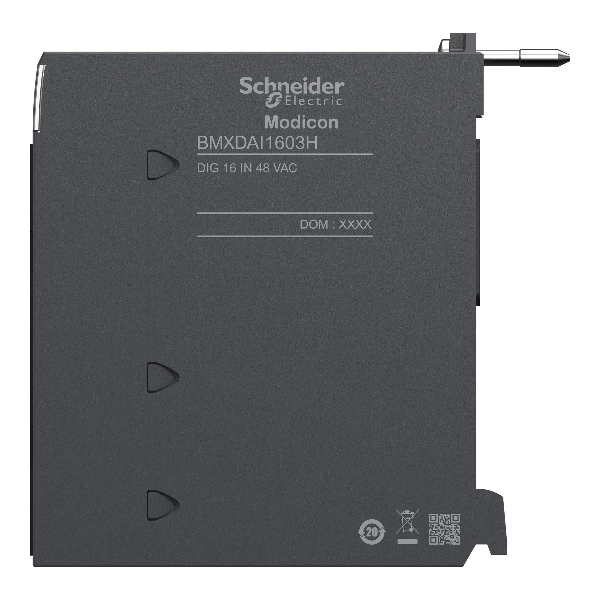 Schneider Electric BMXDAI1603H Modicon X80 I/O module, 16 digital inputs, 48V AC, robust design (img_007) Schneider Electric BMXDAI1603H Modicon X80 I/O module, 16 digital inputs, 48V AC, robust design (img_007)