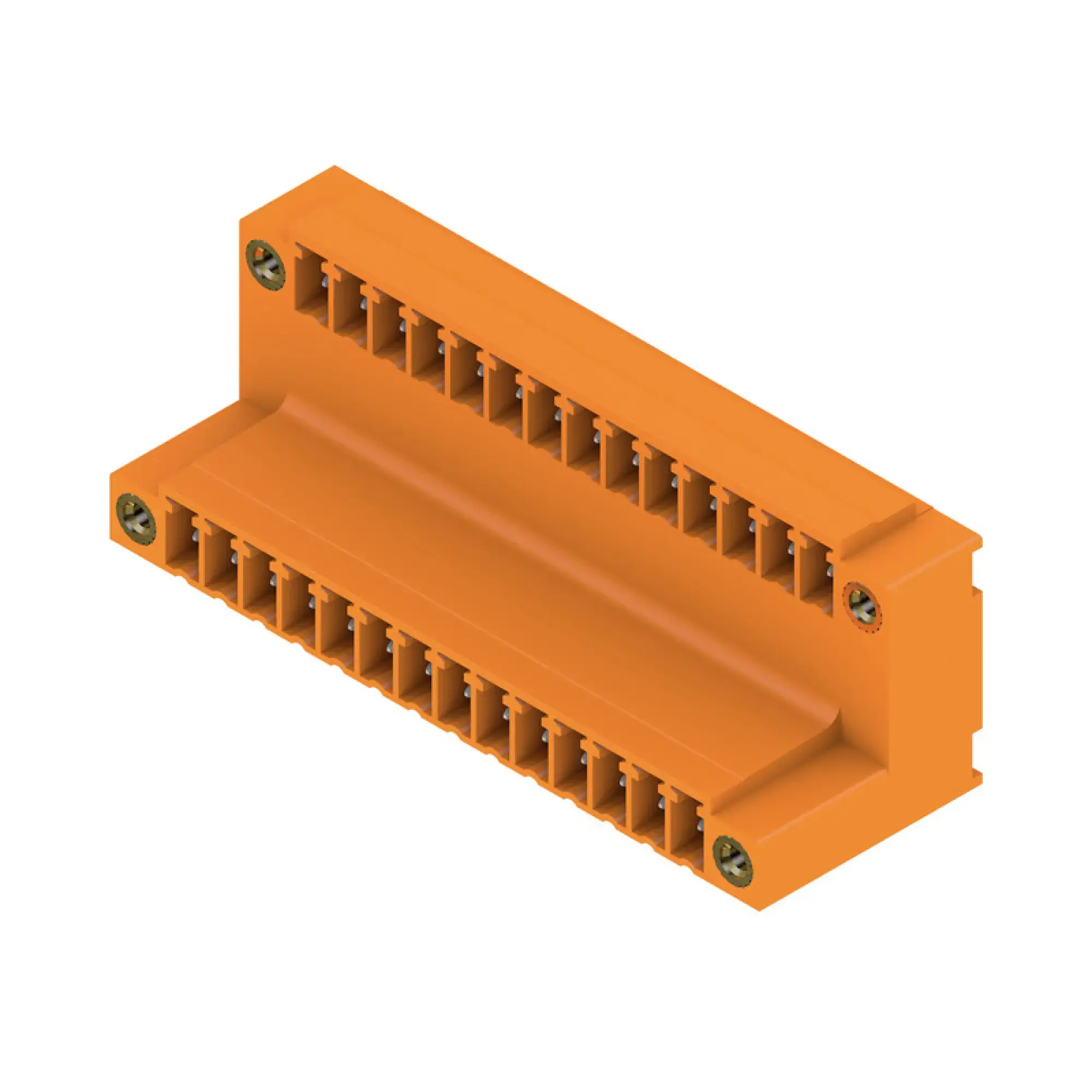 Weidmüller 1032710000 PCB connector (board connection), 160 V, 17.5 A, Pitch in mm: 3.81, Number of poles: 28, THT solder connection, Box (img_001)